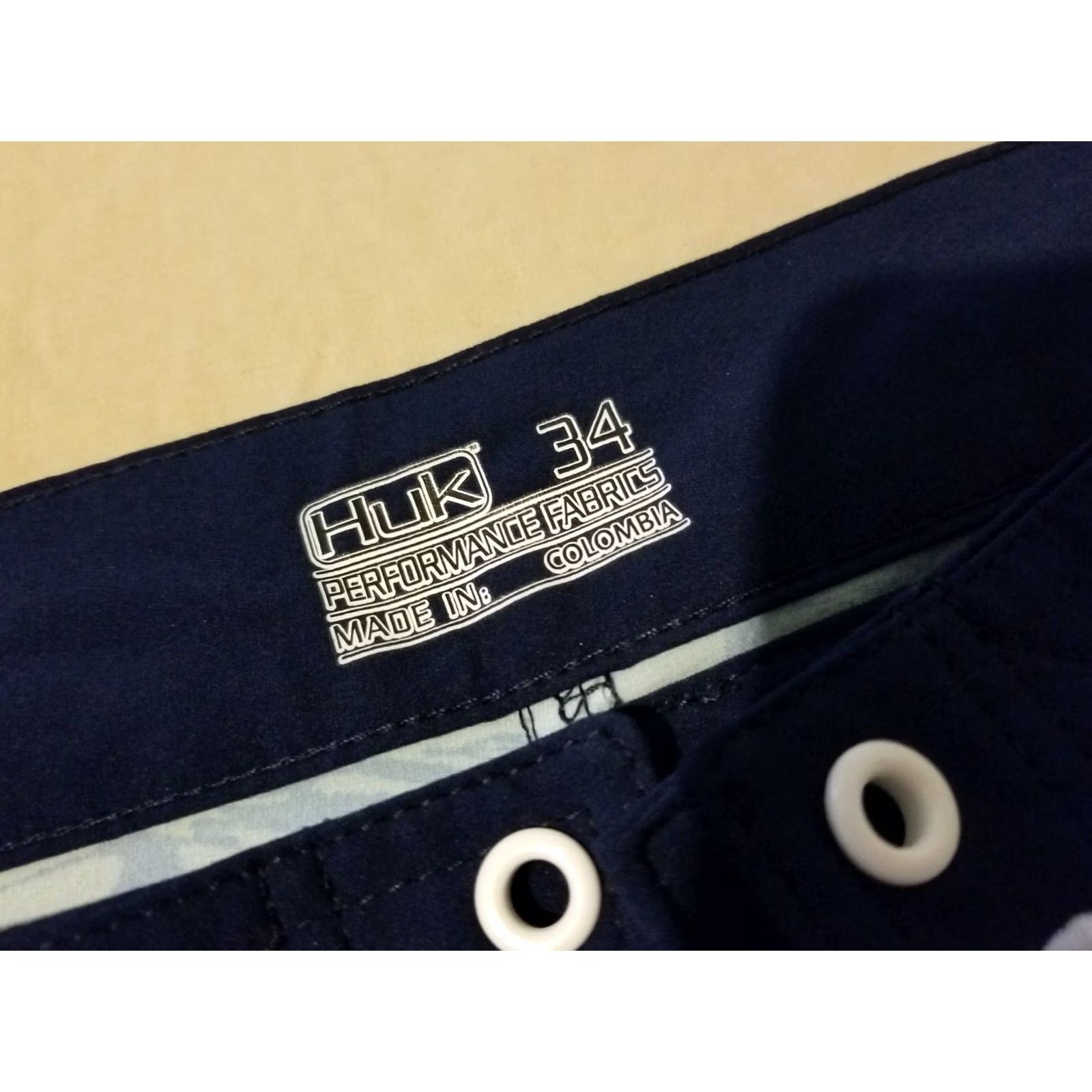 Vintage Mens Huk Shorts 34 Blue Athletic Trunks Size US 34 / EU 50 - 6 Thumbnail