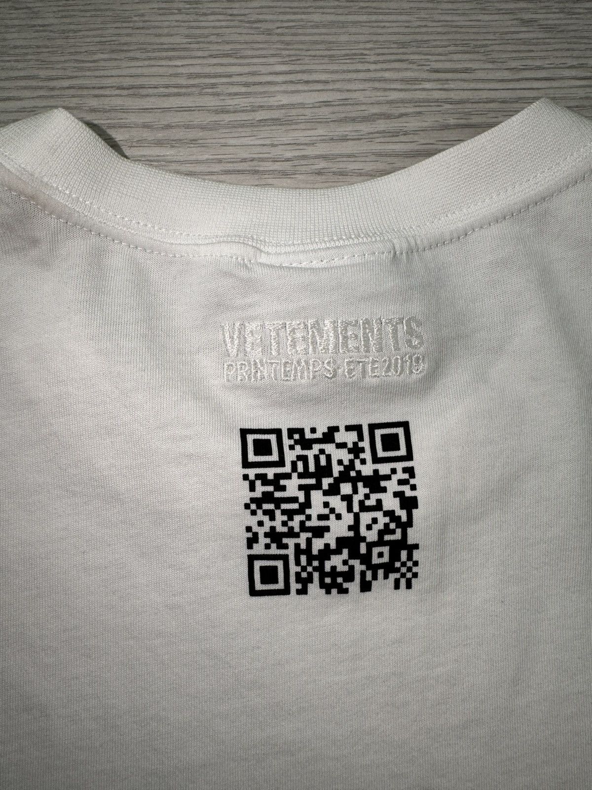 Vetements Vetements QR code T shirt SS19 Size US L / EU 52-54 / 3 - 3 Thumbnail