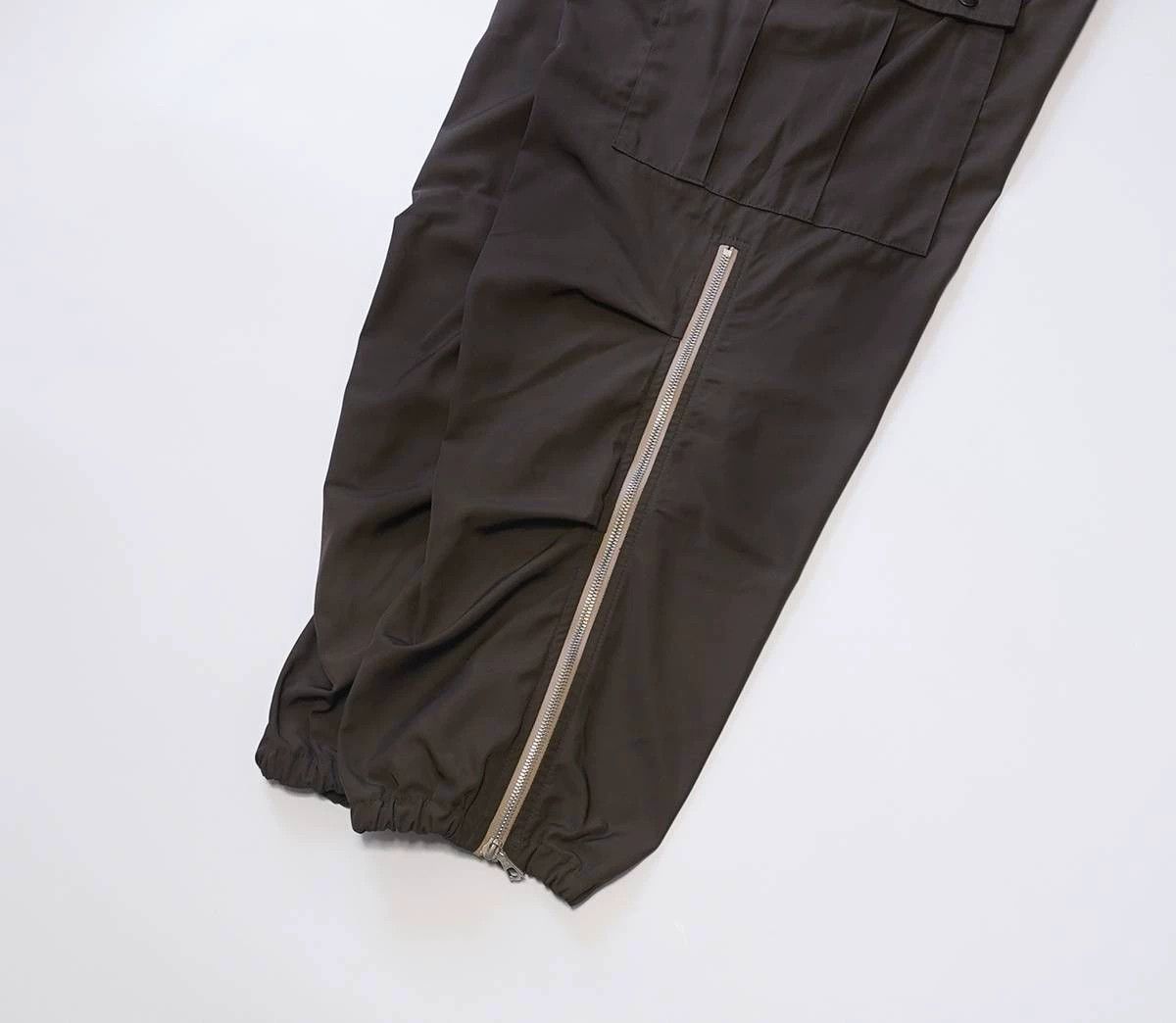 Dries Van Noten DRIES VAN NOTEN 24SS KHAKI ZIP TRACK PANTS M Size US 32 / EU 48 - 5 Thumbnail