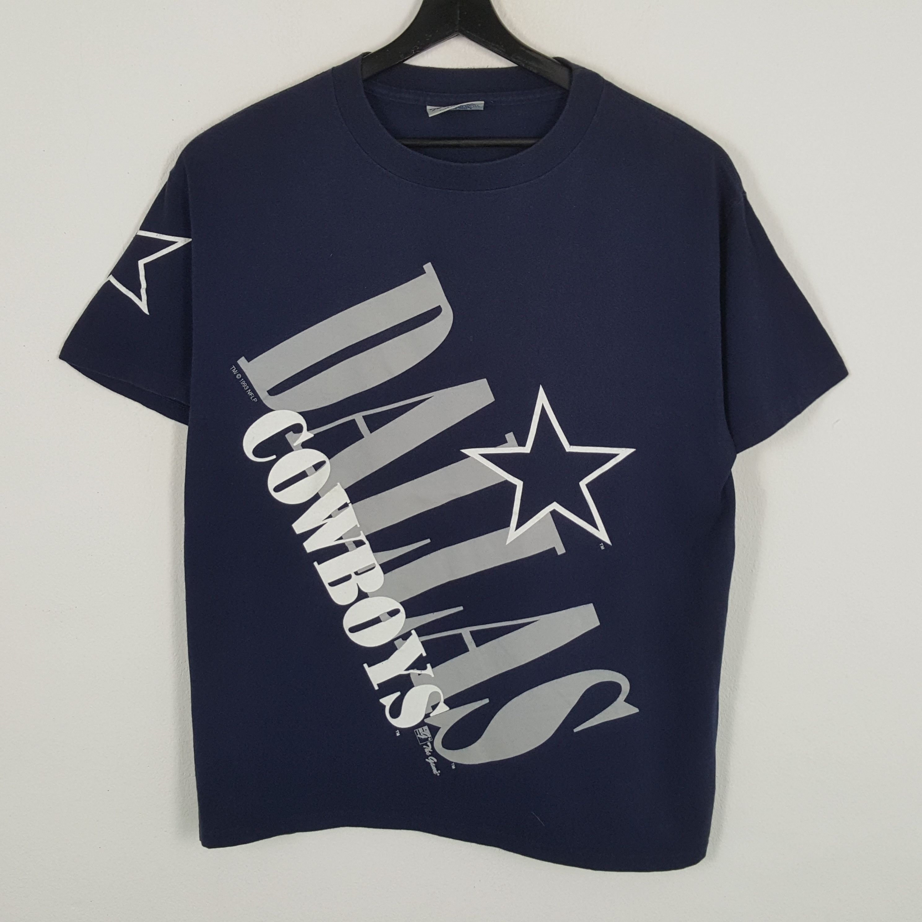 NFL × Vintage NFL DALLAS COWBOYS American Football Team Vintage Tshirt Size US XL / EU 56 / 4 - 1 Thumbnail
