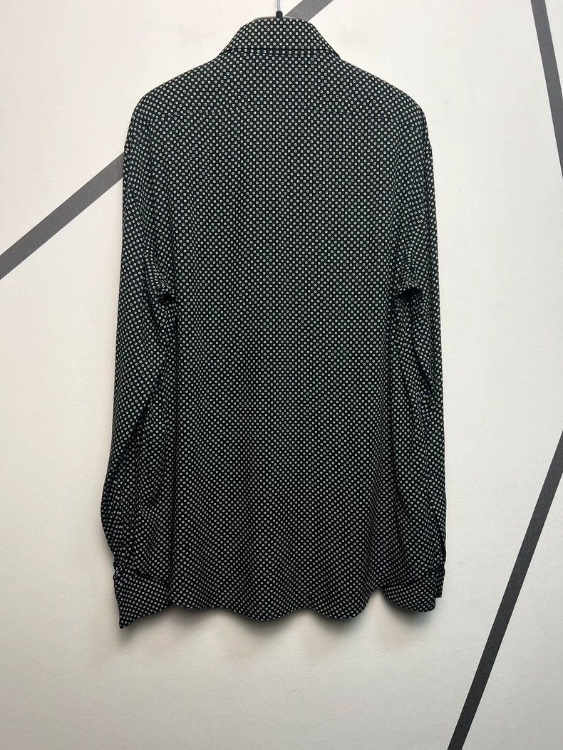 Celine Celine size 39 Black and white small square shirt for autum Size US M / EU 48-50 / 2 - 2 Thumbnail
