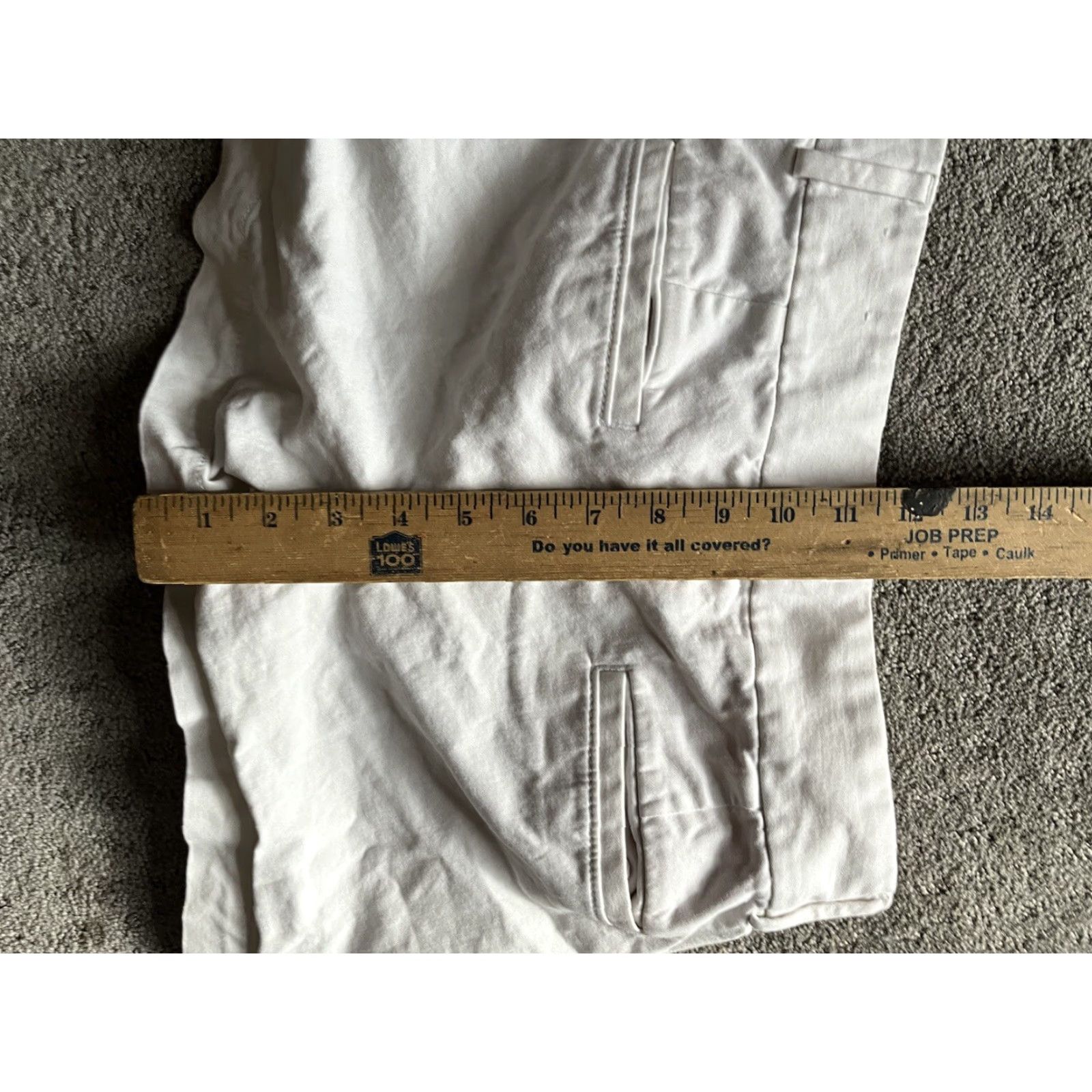 Loft LOFT Shorts Womens 2 White Chino Low Rise Casual Flat Front Regular Fit Size 26" / US 2 / IT 38 - 4 Thumbnail