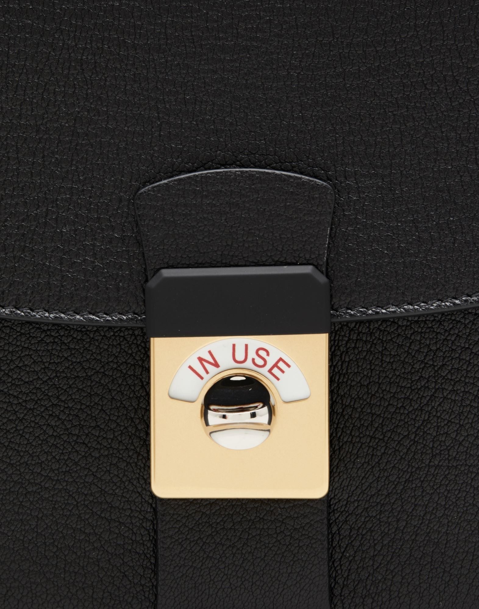 Maison Margiela oc11z0325 Size: OS / New Lock Small Double Flap Bag in Black Size ONE SIZE - 4 Thumbnail