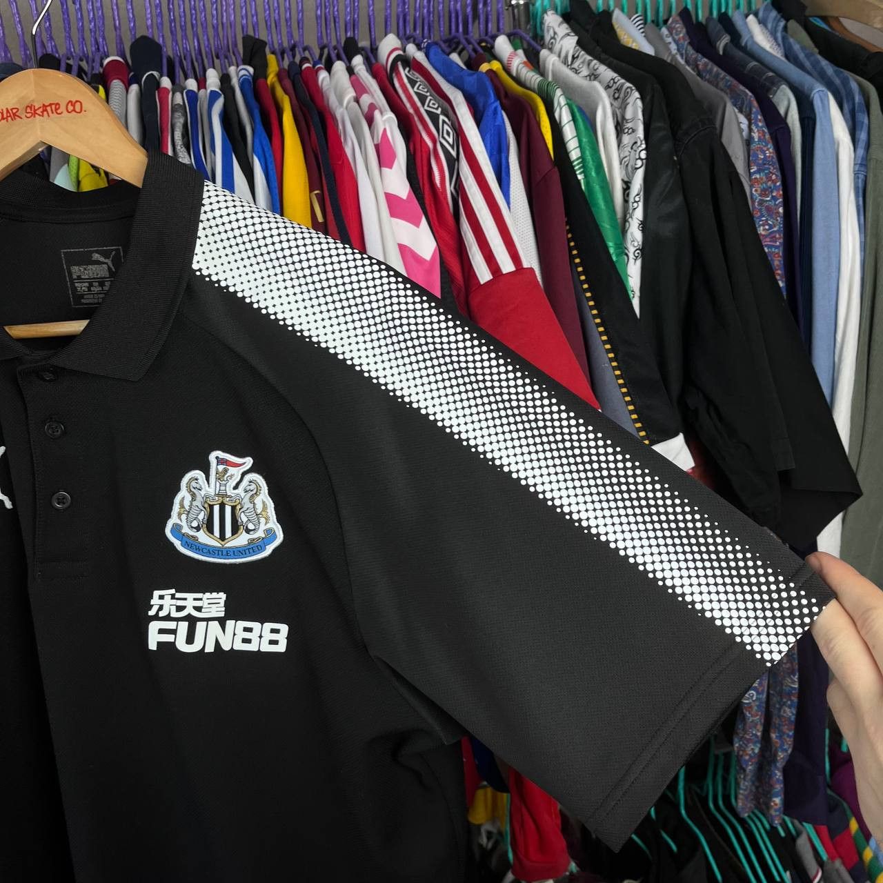Puma NewCastle United 2017/2018 Football Soccer Jersey Polo Size US XL / EU 56 / 4 - 8 Thumbnail