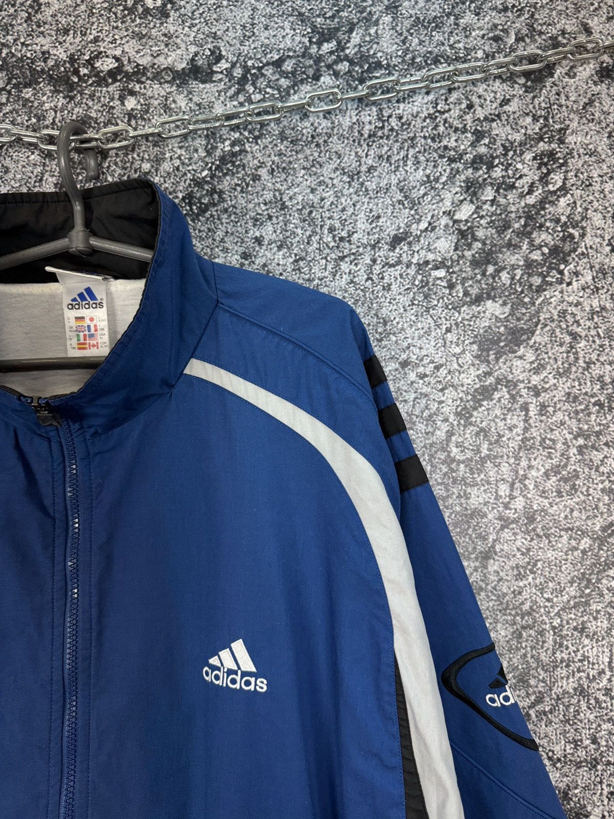 Adidas Men’s Adidas Vintage 90s Full Zip Track Jacket Size XL Size US XL / EU 56 / 4 - 2 Thumbnail