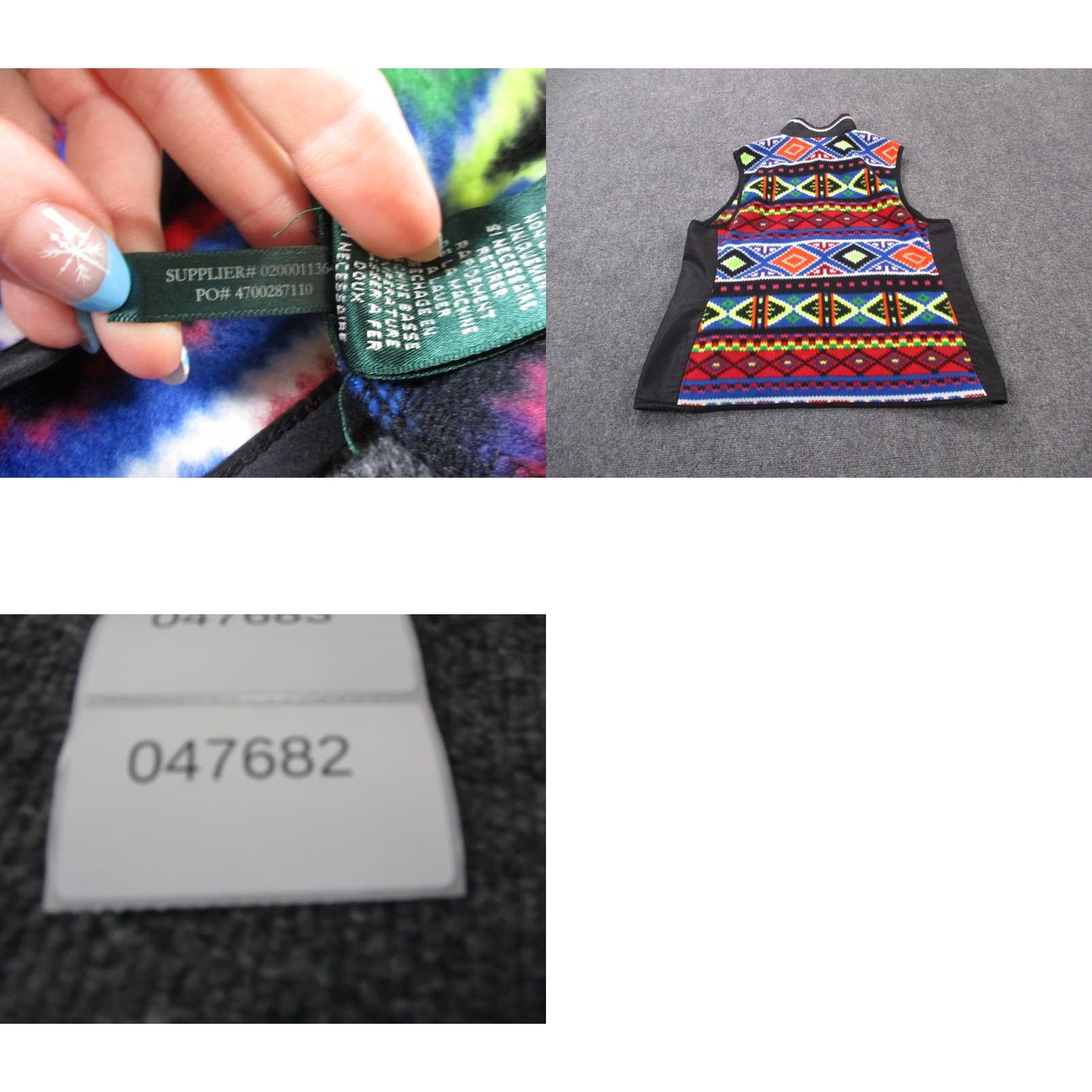 Ralph Lauren Ralph Lauren Vest Jacket Womens XL Colorful Aztec Fleece Active Outdoors Hiking Size XL / US 12-14 / IT 48-50 - 8 Thumbnail