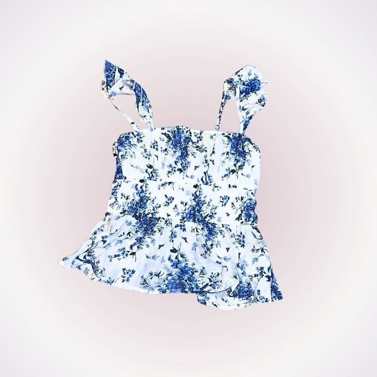 Other Miami Blue Floral Tank Top | Sz S Size S / US 4 / IT 40 - 1 Thumbnail