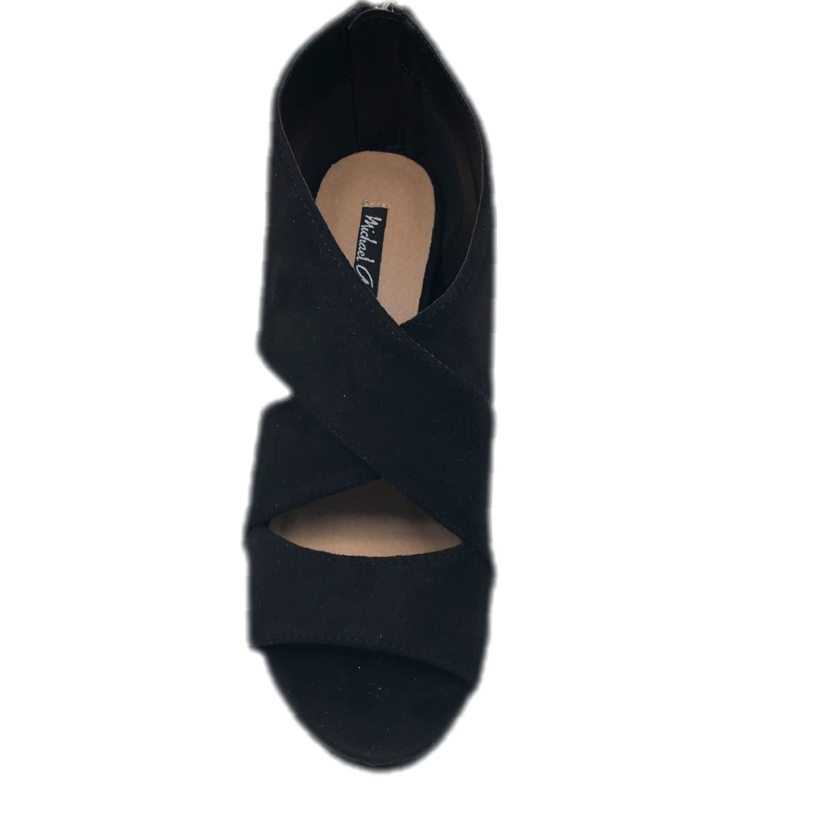 Vintage Michael Antonio Anie Wedge Heels Womens Open Toe Casual Black Size 6 Size US 6 / IT 36 - 3 Thumbnail