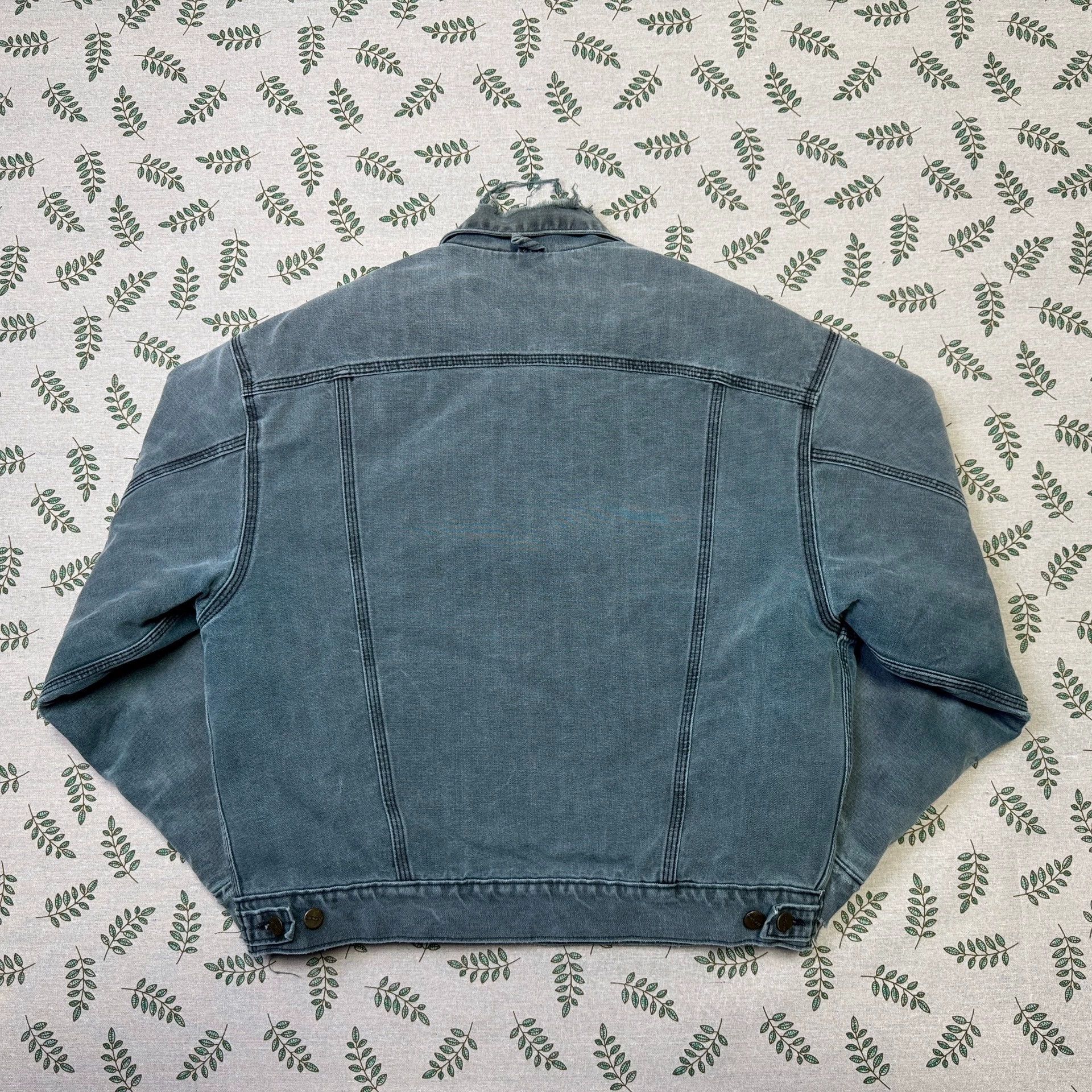 Carhartt Vintage Carhartt JB143 Washed Jacket HTG Hunter Green M Size US M / EU 48-50 / 2 - 5 Thumbnail