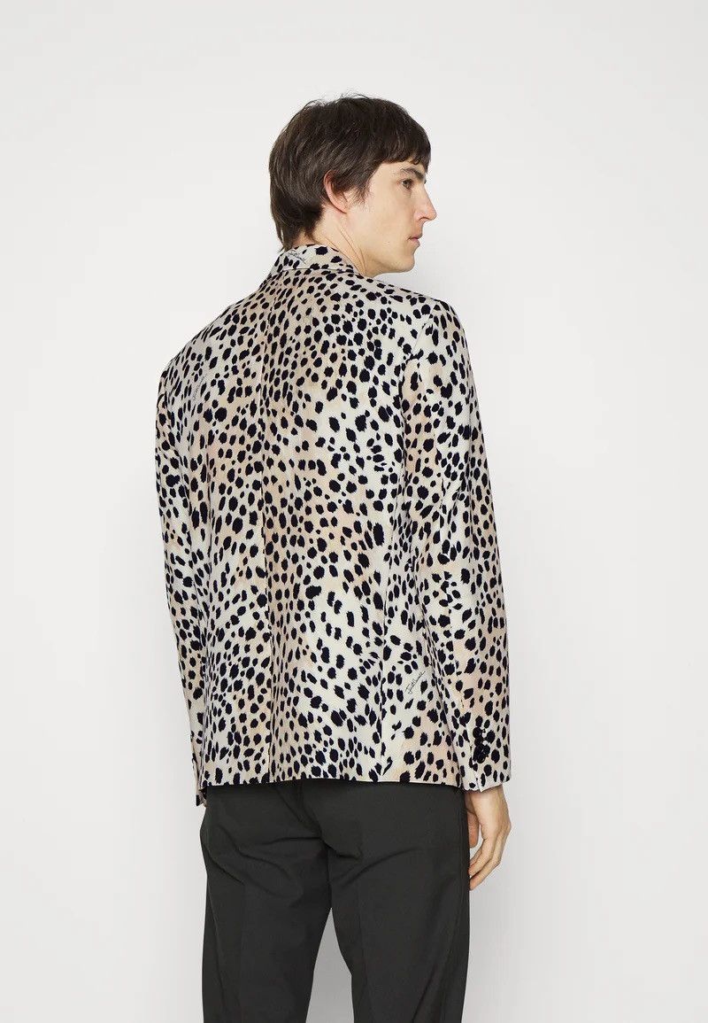 Just Cavalli !DS! FW22 Just Cavalli Leopard Print Natural Blazer Size US L / EU 52-54 / 3 - 3 Thumbnail