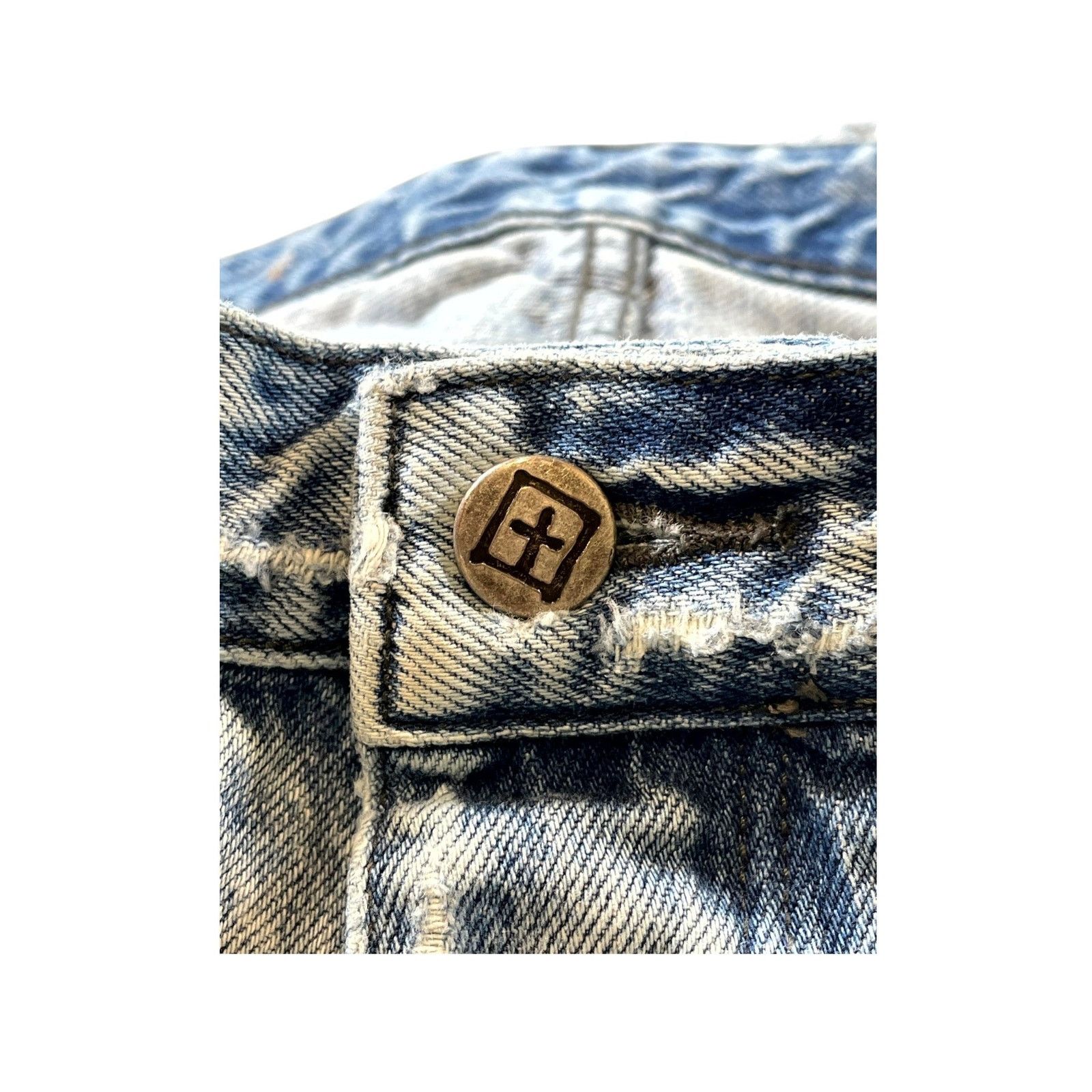 Ksubi Ksubi Distressed Patchwork Light Wash Jeans Size US 29 - 4 Thumbnail