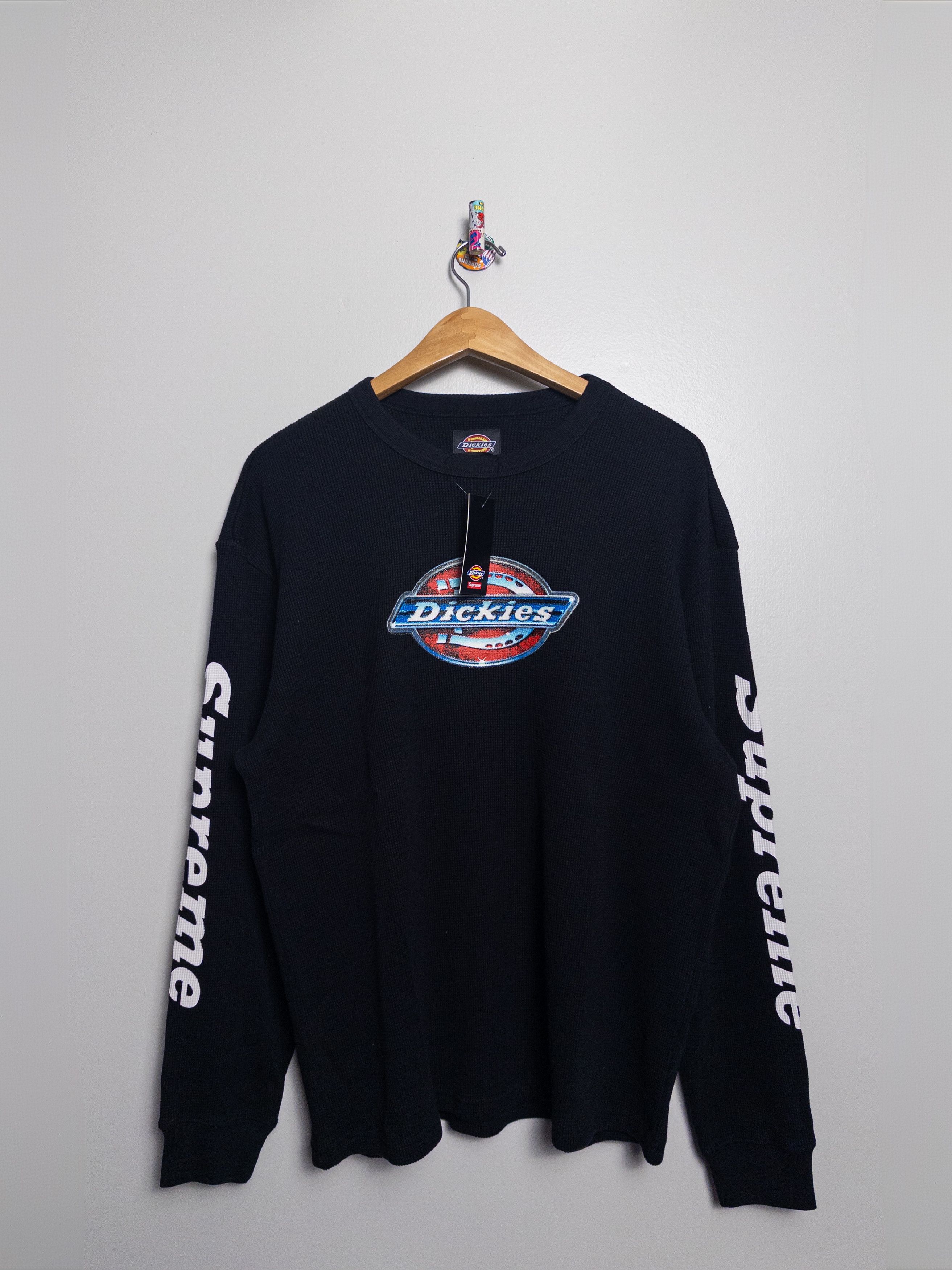トップス Supreme x Dickies Thermal Black L Supreme Dickies Thermal