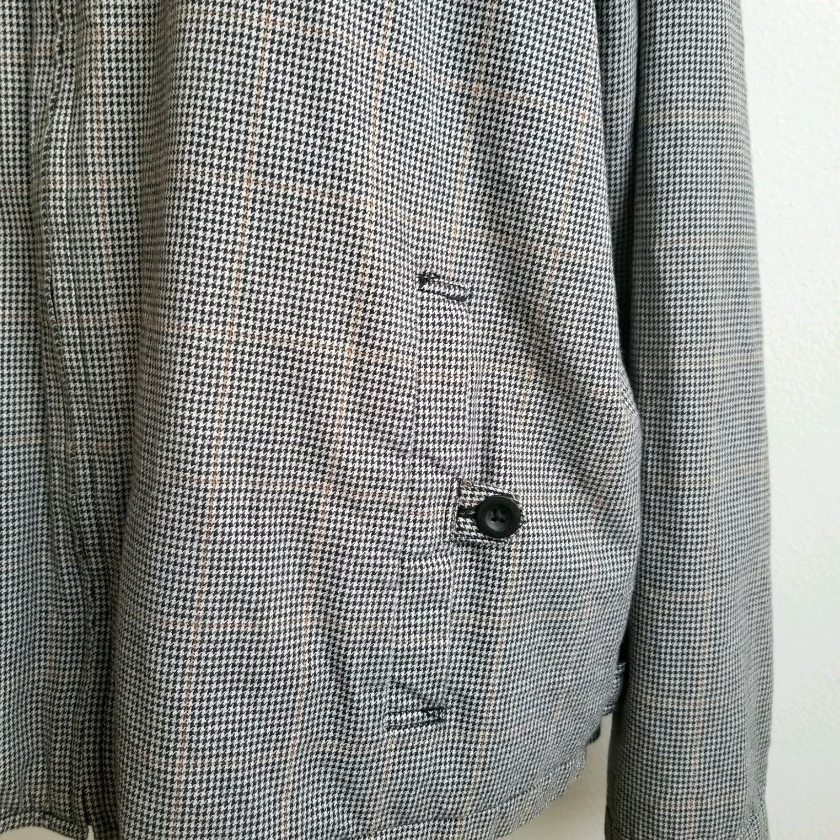 Old Navy Womens Old Navy Black and White Houndstooth Jacket XXL Size XXL / US 16-18 / IT 52-54 - 8 Thumbnail