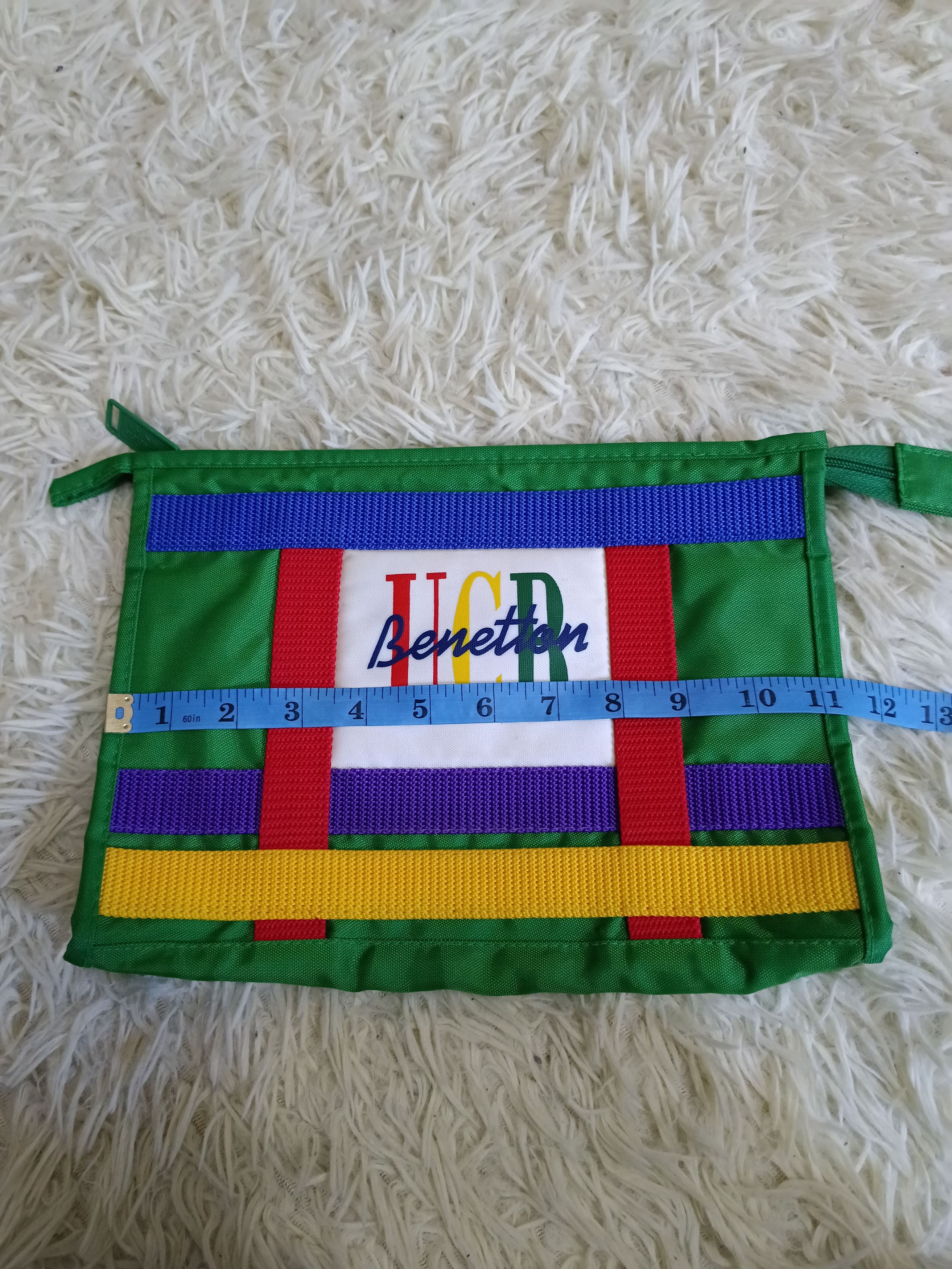 United Colors Of Benetton UCB 90s MULTICOLOUR CLUTH Size ONE SIZE - 3 Thumbnail