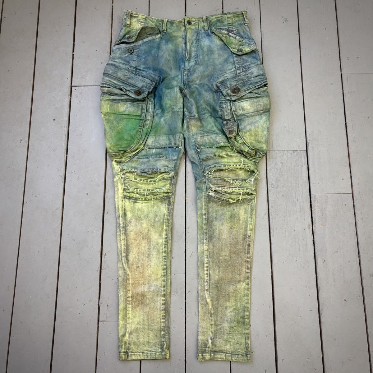 Julius SS2022 “_PERMANENT” Exhibition Sample Gas Mask Cargos Size US 34 / EU 50 - 1 Thumbnail