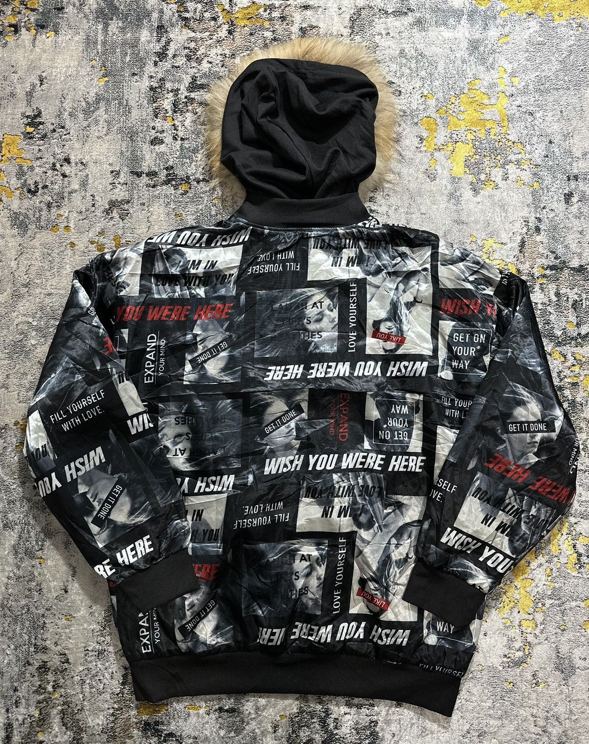 Hysteric Glamour LEAHMATIN ALL OVER PRINTED BIG SIZE FUR ZIP HOODIE LGB STYLE Size US XL / EU 56 / 4 - 6 Thumbnail