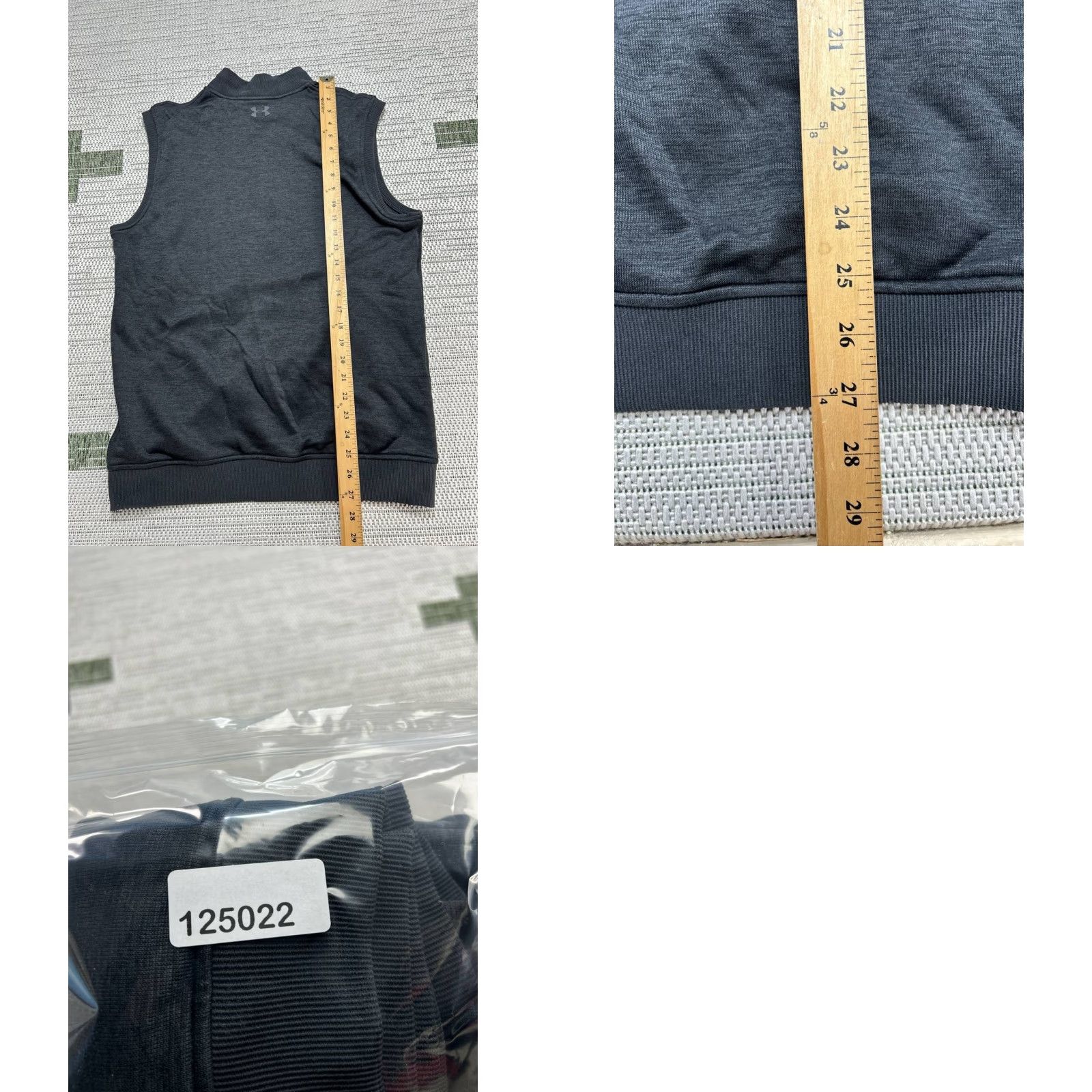 Under Armour Under Armour Storm Sweatshirt Mens M Black 1/4 Zip Fleece Sleeveless Zip Pullover Outdoor Sports Shirt Size US M / EU 48-50 / 2 - 8 Thumbnail