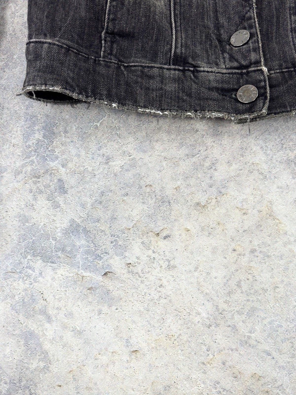 Zadig & Voltaire Zadig & Voltaire Kioky Distressed Denim Women’s Black Jacket Size XS / US 0-2 / IT 36-38 - 10 Thumbnail