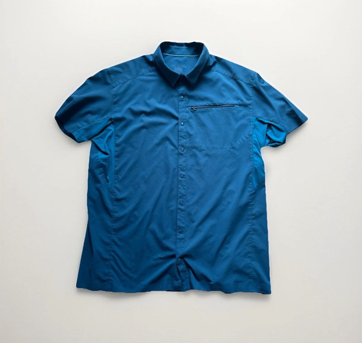 Arc'teryx Arc’Teryx Skyline Men’s Blue Short Sleeve Button Up Size XL Size US XL / EU 56 / 4 - 1 Thumbnail