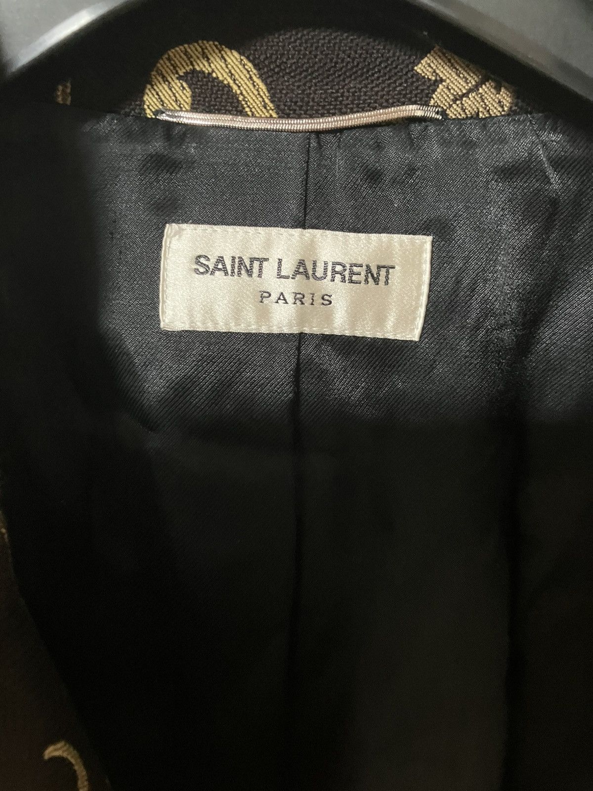 Saint Laurent Paris saint laurent hedi slimane 14fw dragon embroied jacket Size US M / EU 48-50 / 2 - 3 Thumbnail