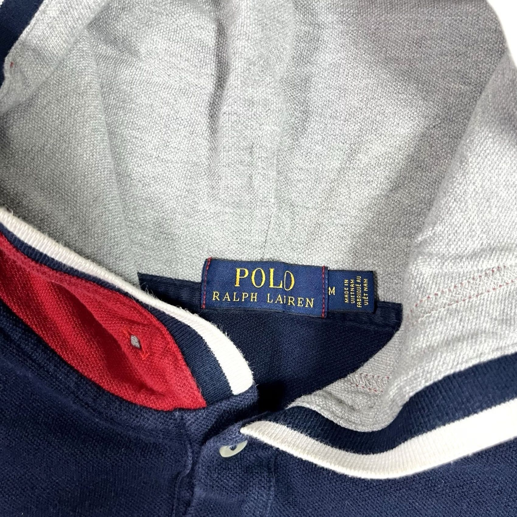 Polo Ralph Lauren Polo Ralph Lauren Shirt Mens M Stripe Short Sleeve Hooded Pony Preppy Size US M / EU 48-50 / 2 - 2 Thumbnail