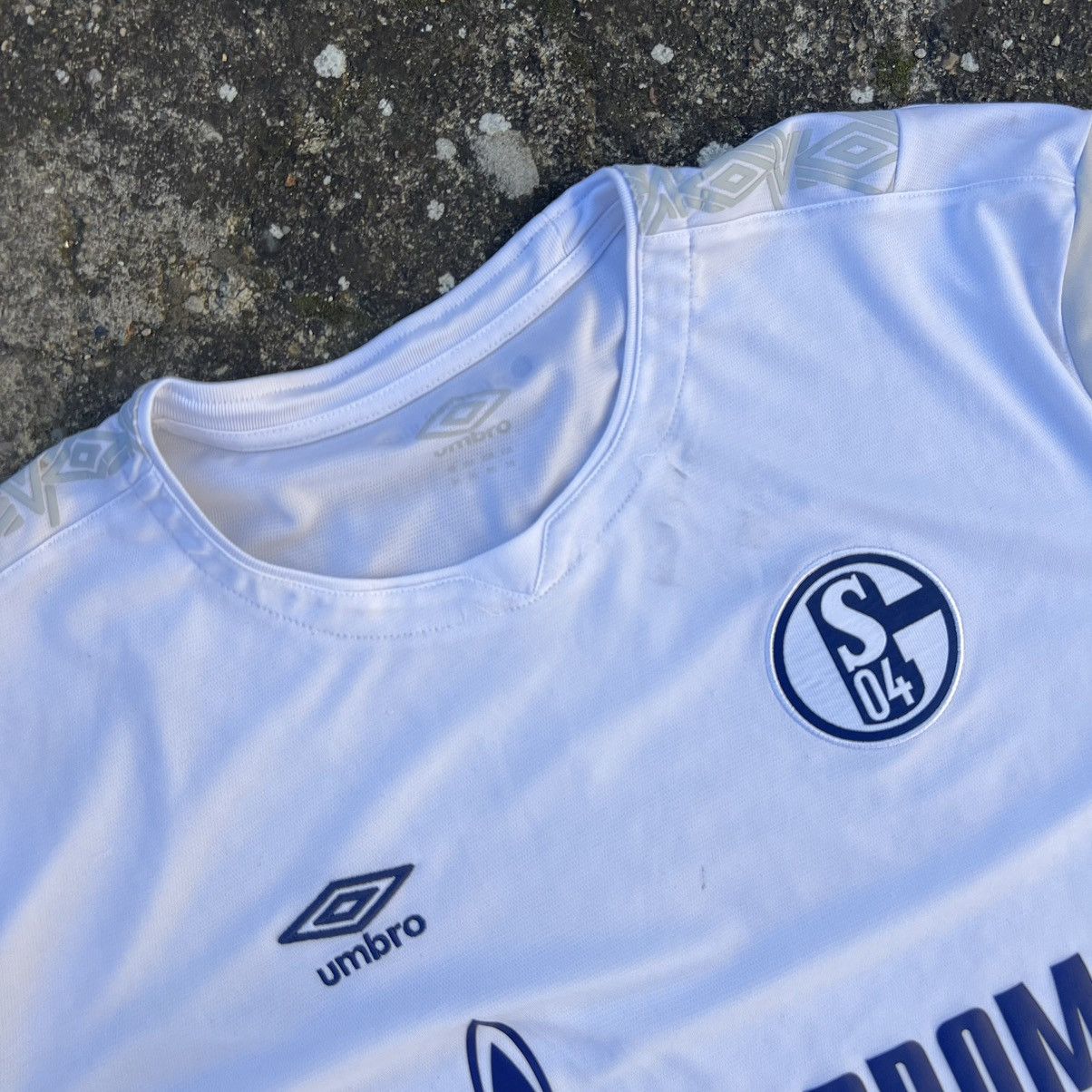 Adidas × Vintage SCHALKE 04 2AWAY FOOTBALL SHIRT JERSEY Schiller 2 Size US XXL / EU 58 / 5 - 4 Thumbnail
