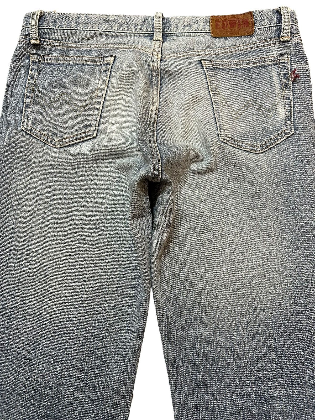Edwin Vintage Edwin 800 Low Rise Faded Wash Style Flare Jeans Size US 31 - 5 Thumbnail