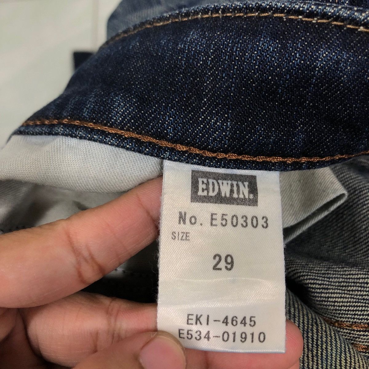 Edwin 🔥Vintage Edwin Denim Jeans Made in Japan Limited Company Size US 29 - 23 Thumbnail