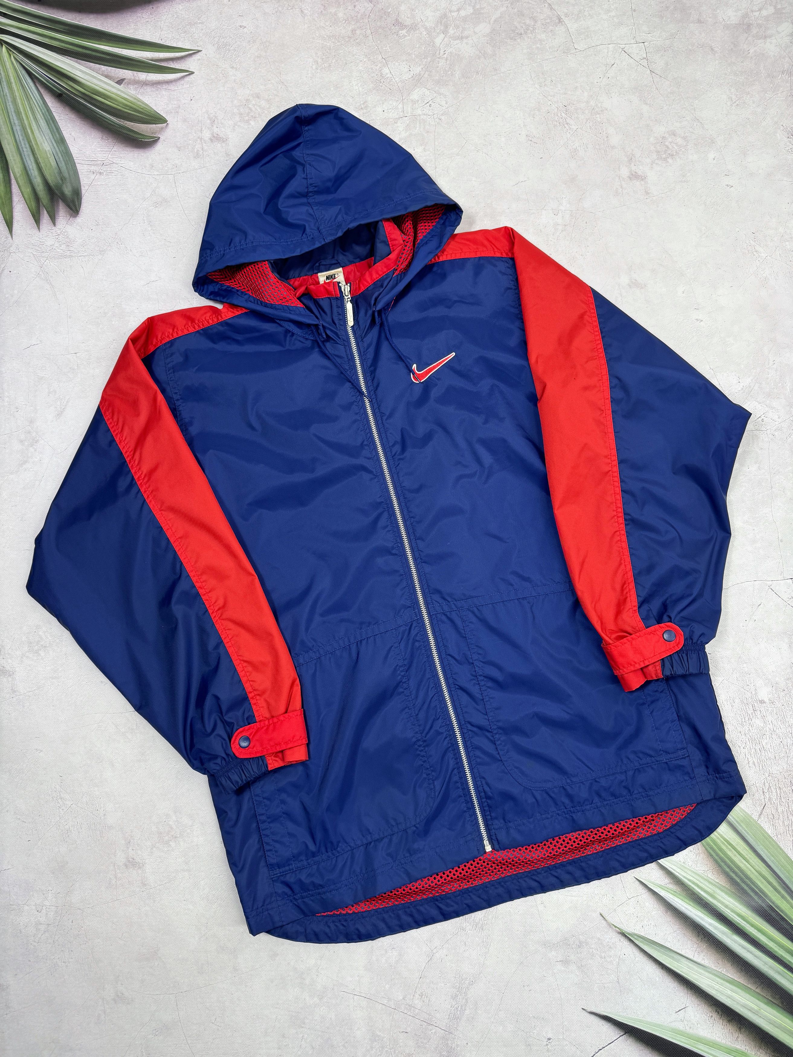 Nike × Vintage Y2K Nike Windbreaker Jacket Nylon Big Back Swoosh Logo Size US L / EU 52-54 / 3 - 10 Thumbnail