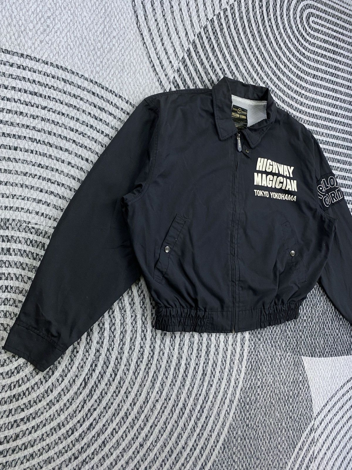 YELLOW CORN Vtg Yellow Corn Highway Magician Motorsport Zipper Jacket Size US XL / EU 56 / 4 - 4 Thumbnail