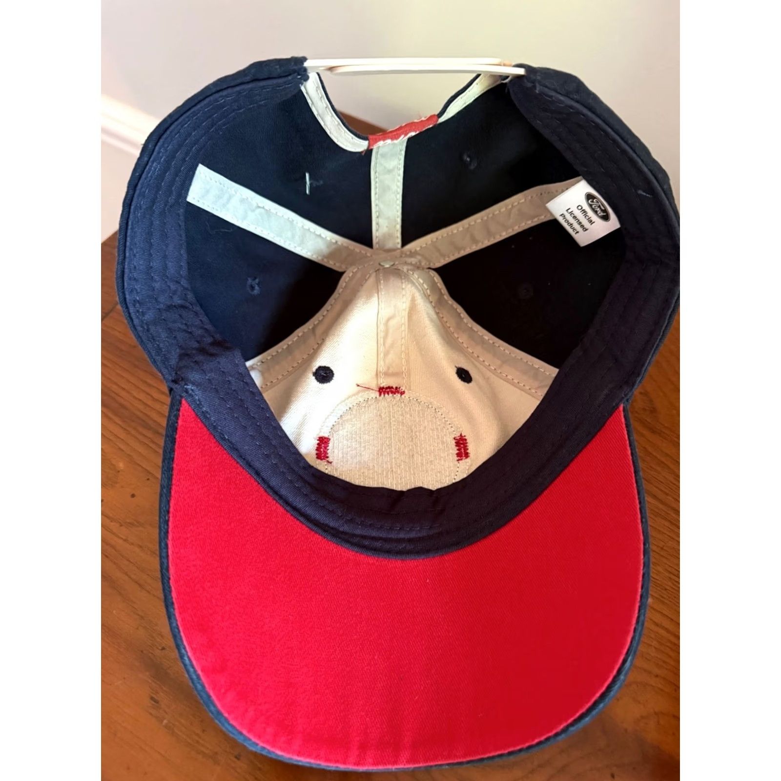 Ford Ford Mustang Snap Back Hat Official Licensed Product by Ford Snapback Mens Adjustable Multicolor Red White Blue Size ONE SIZE - 4 Thumbnail