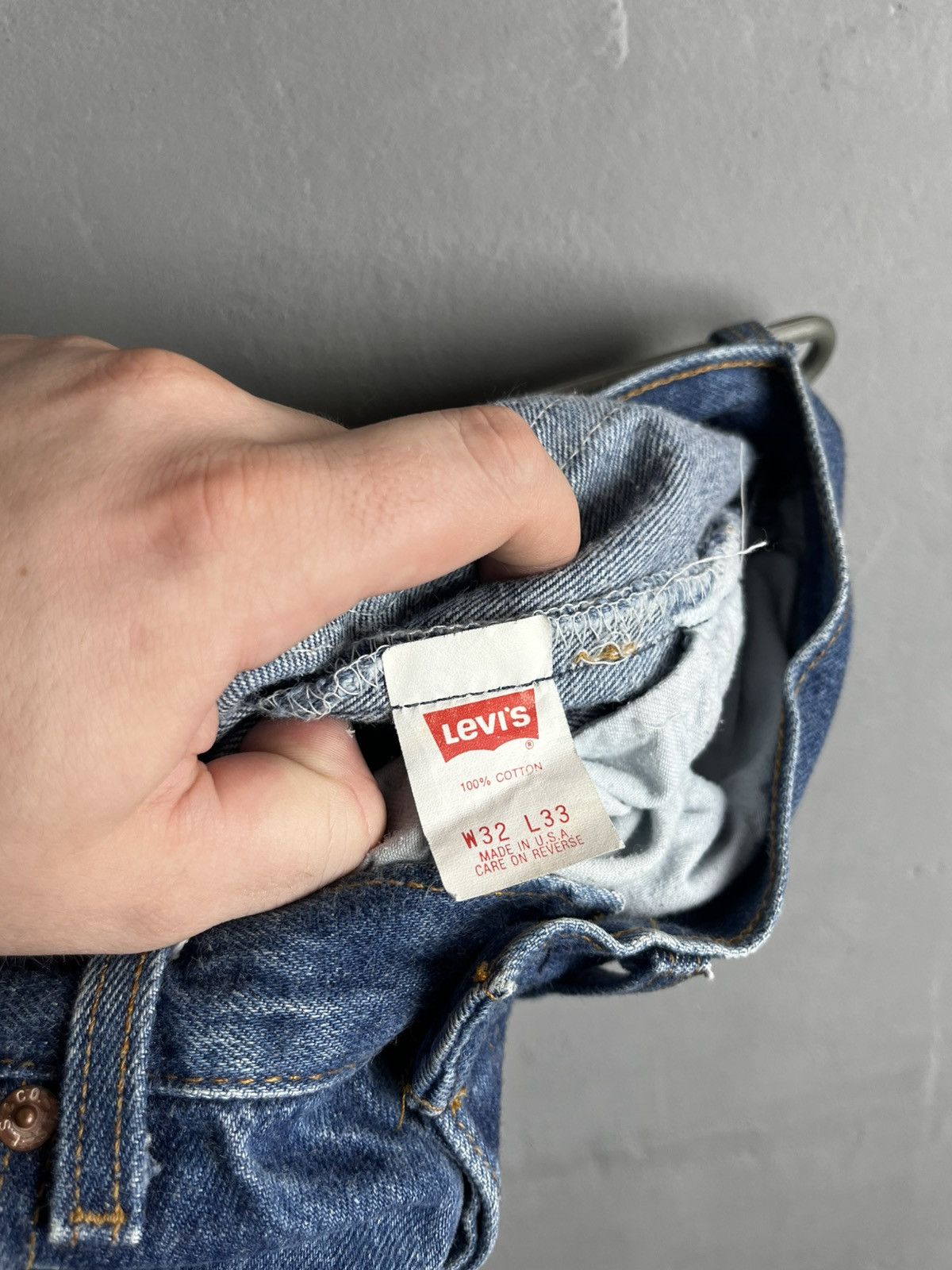 Levi's Levis denim vintage made USA size 32/33 Size 32" / US 10 / IT 46 - 13 Thumbnail