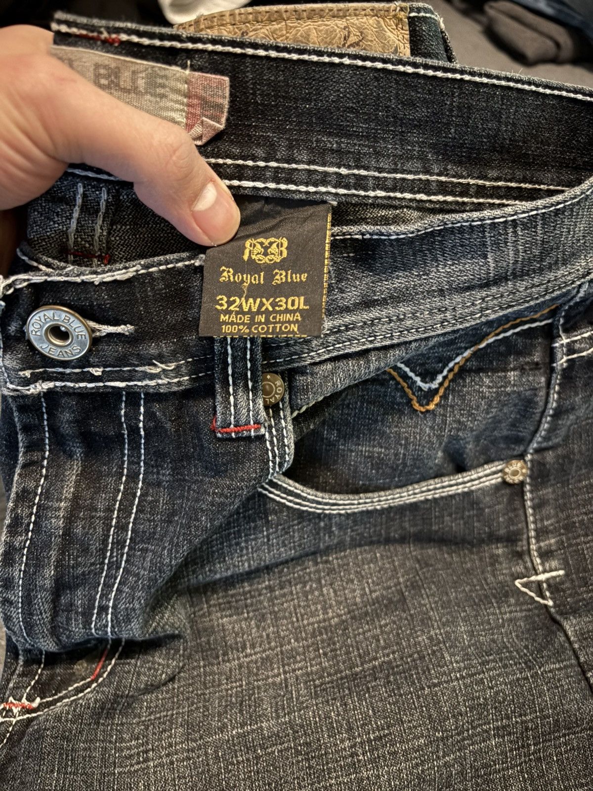 Other Royal Blue baggy jeans Size US 32 / EU 48 - 2 Thumbnail