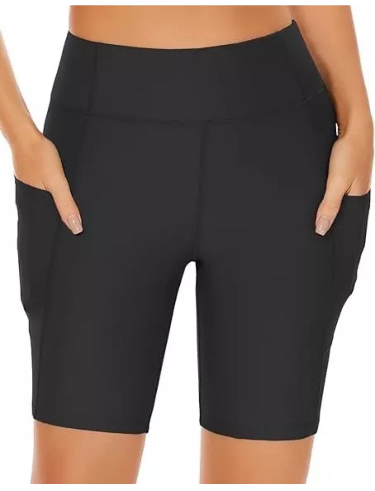Other Women High Waist Yoga Shorts Sports Casual Gym Workout US Size 32" / US 10 / IT 46 - 3 Thumbnail