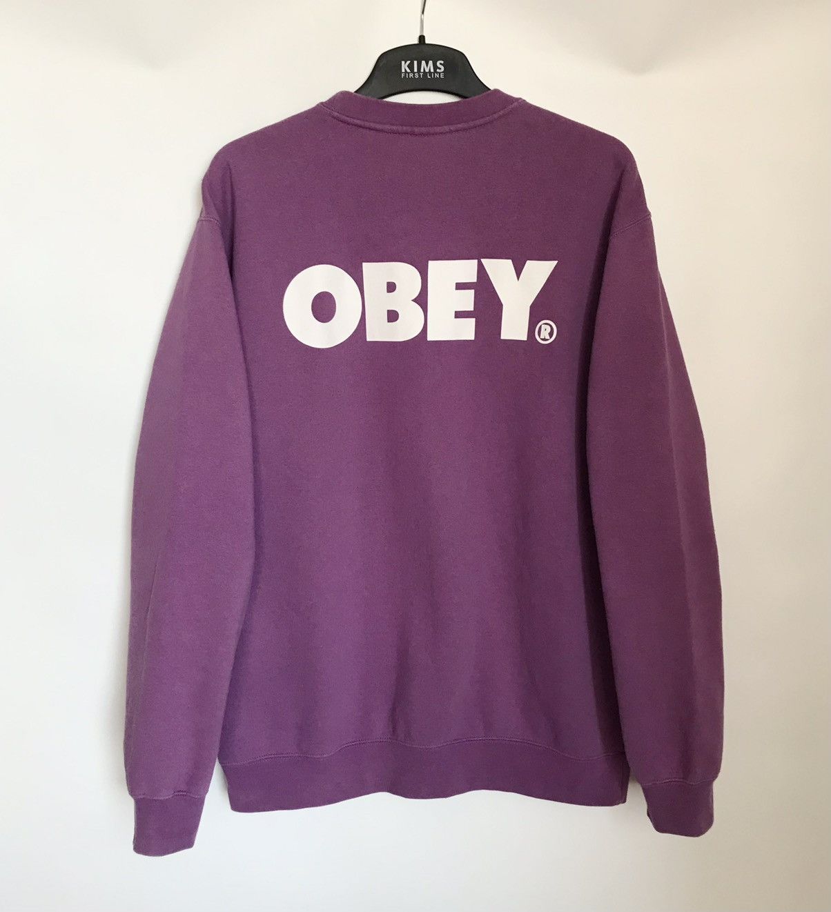Obey Obey Sweatshirt Men's L Purple Size US L / EU 52-54 / 3 - 3 Thumbnail