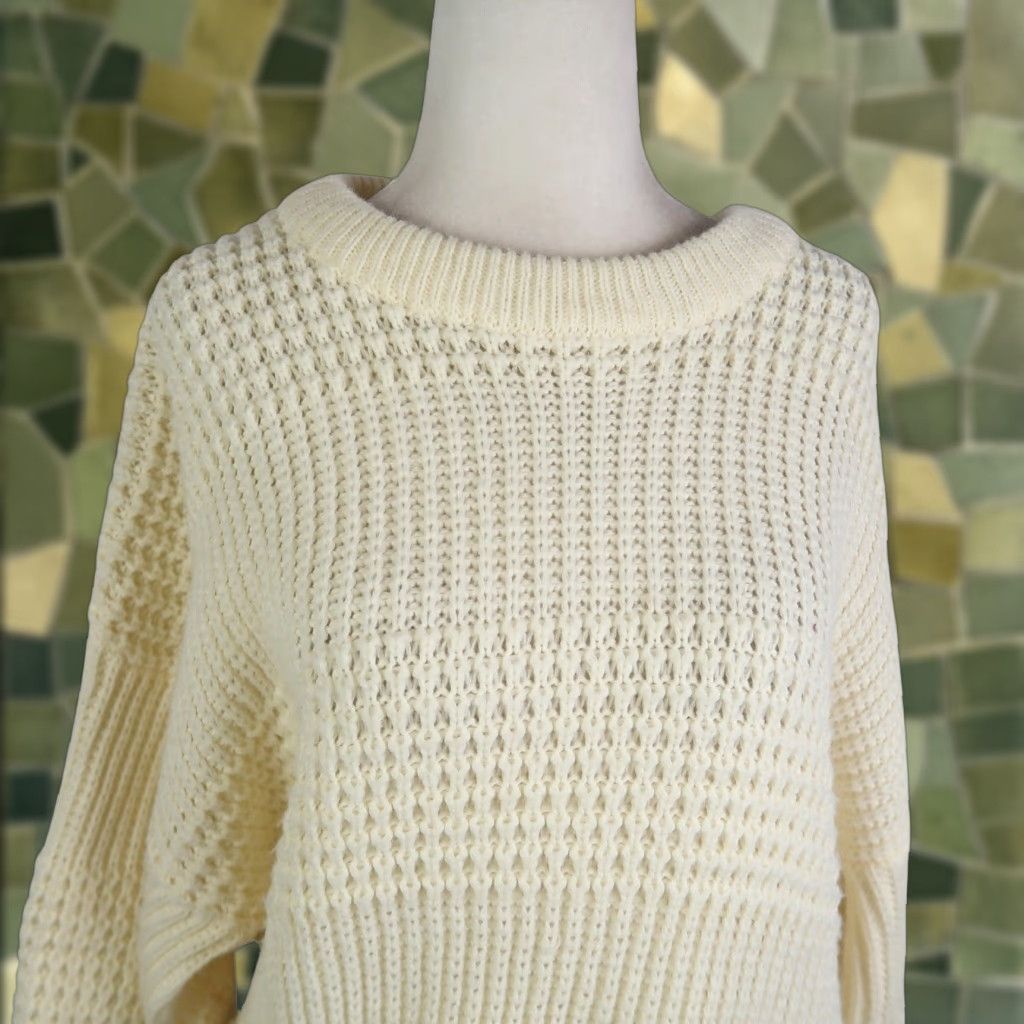 High Sierra VINTAGE High Sierra Cream Chunky Knit Grandpa Sweater Mens L Size US L / EU 52-54 / 3 - 1 Thumbnail
