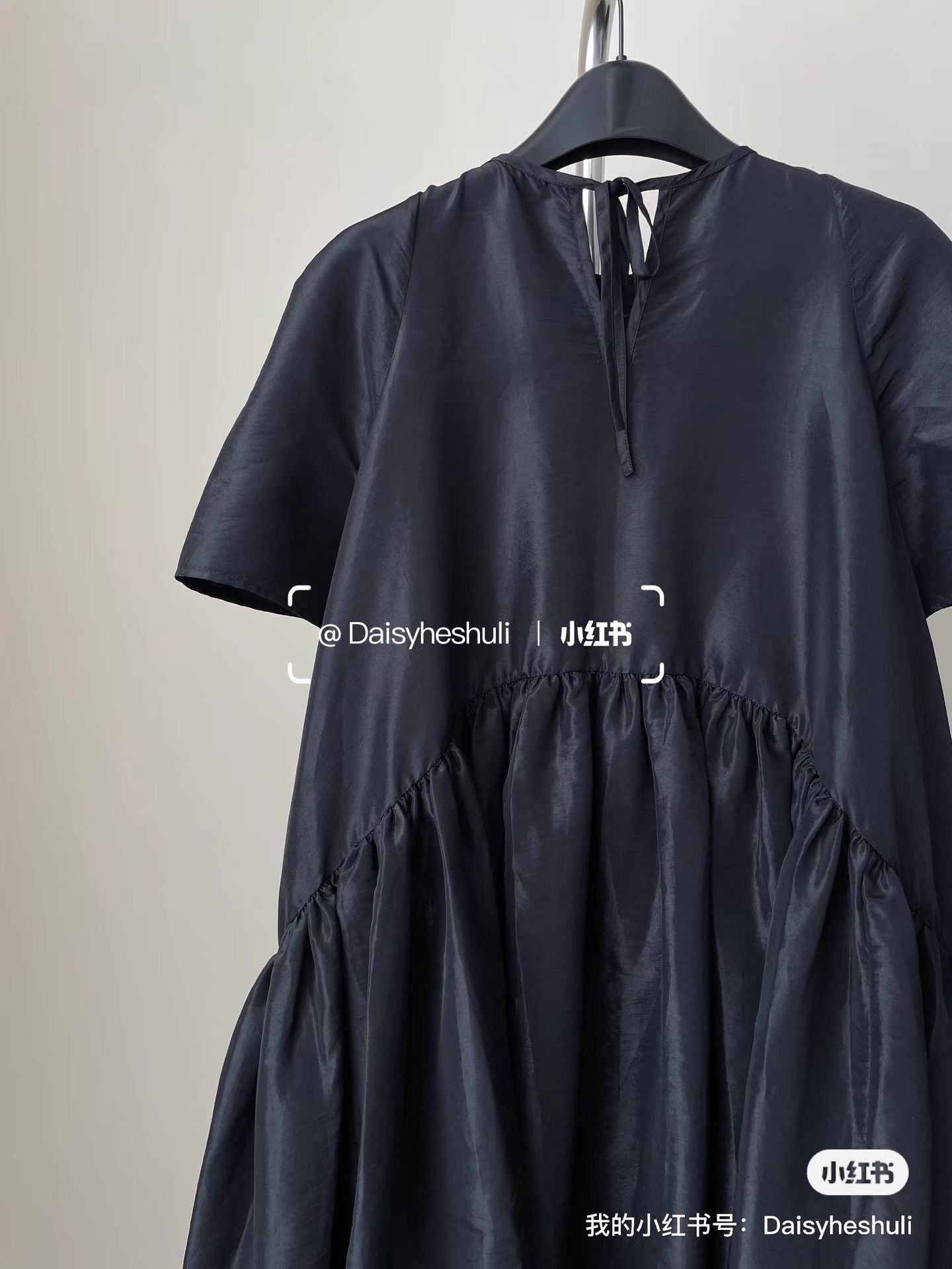 Cecilie Bahnsen Cecilie Bahnsen Designer Black Dress, Hepburn-style Ｑ24 Size M / US 6-8 / IT 42-44 - 7 Thumbnail