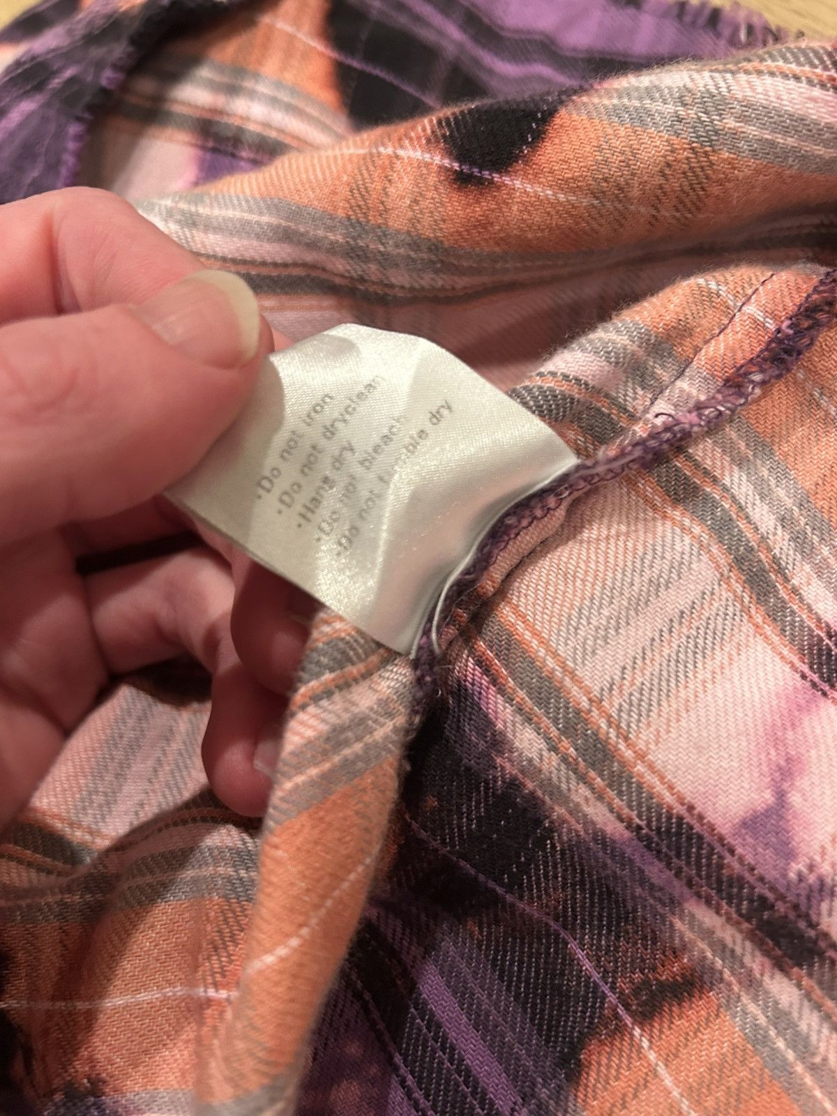Vlone SS18 Bleached Vlone Flannel Size US M / EU 48-50 / 2 - 4 Thumbnail