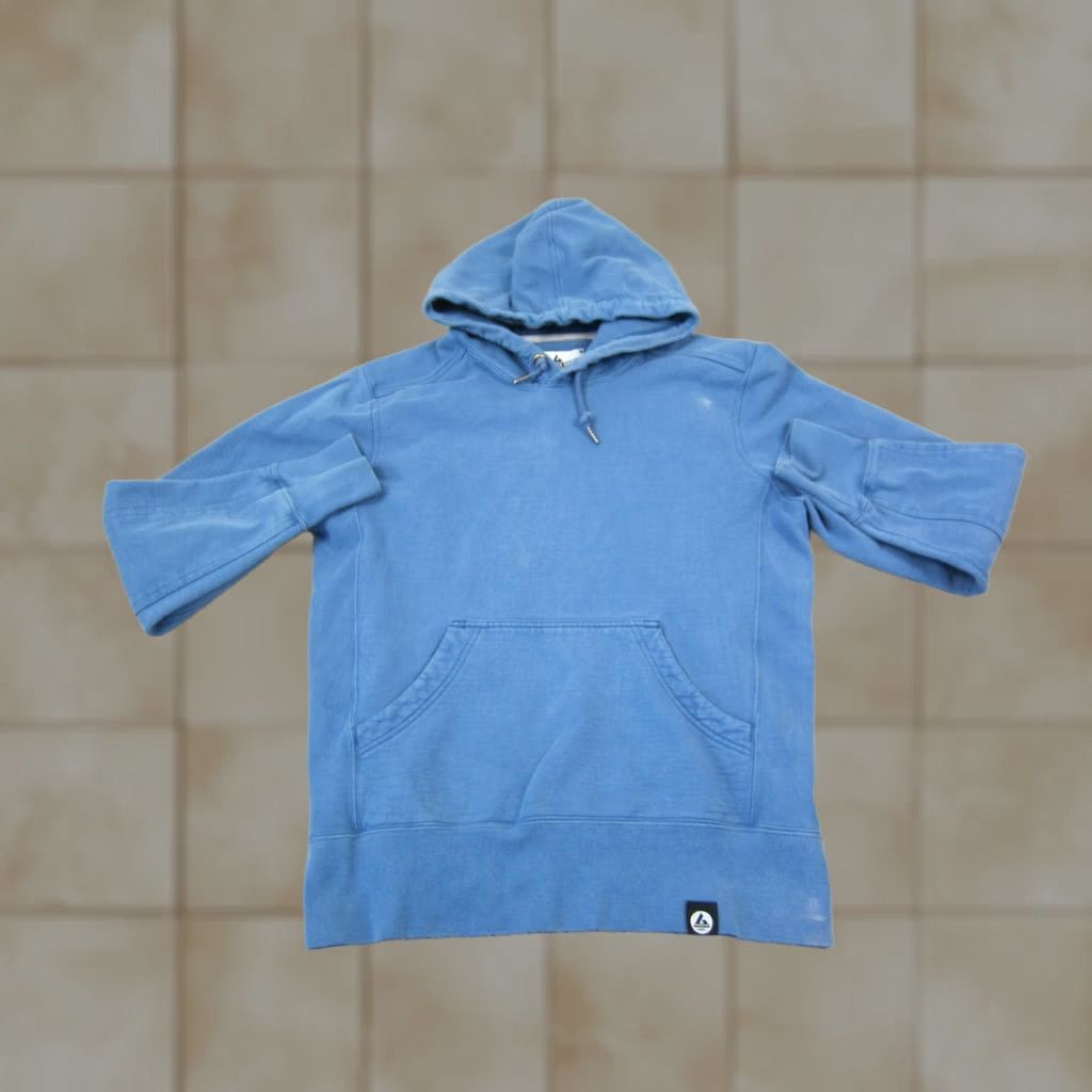 Vintage American Giant Hoodie Adults M Blue Sweatshirt Pullover Logo Regular Fit USA 90s Theme Mens Size US M / EU 48-50 / 2 - 1 Thumbnail