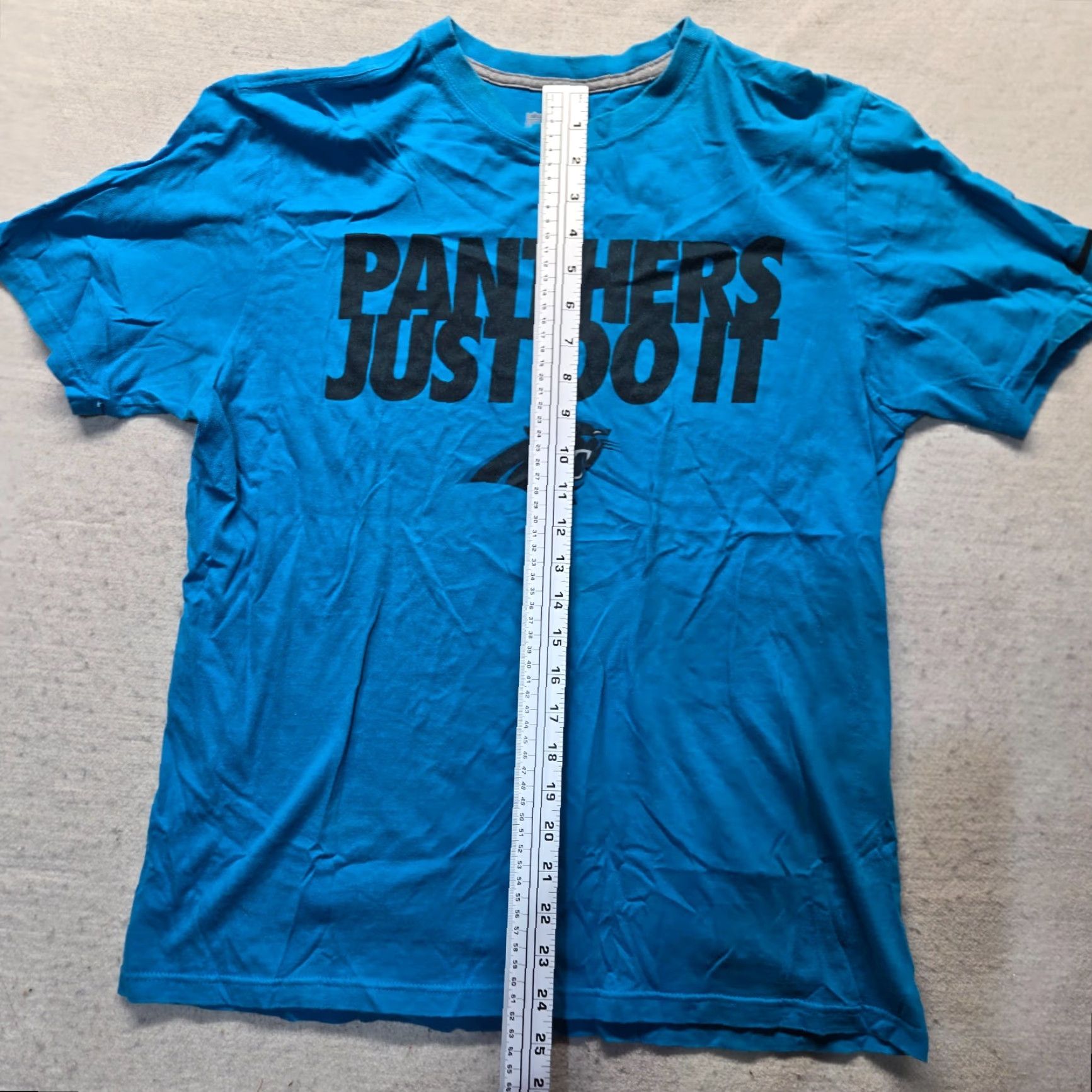 Nike NIKE Shirt Men L Blue Carolina Panthers Short Sleeve Crew Neck Team Apparel T-Shirt Sports 90s Football Mens Size US L / EU 52-54 / 3 - 6 Thumbnail