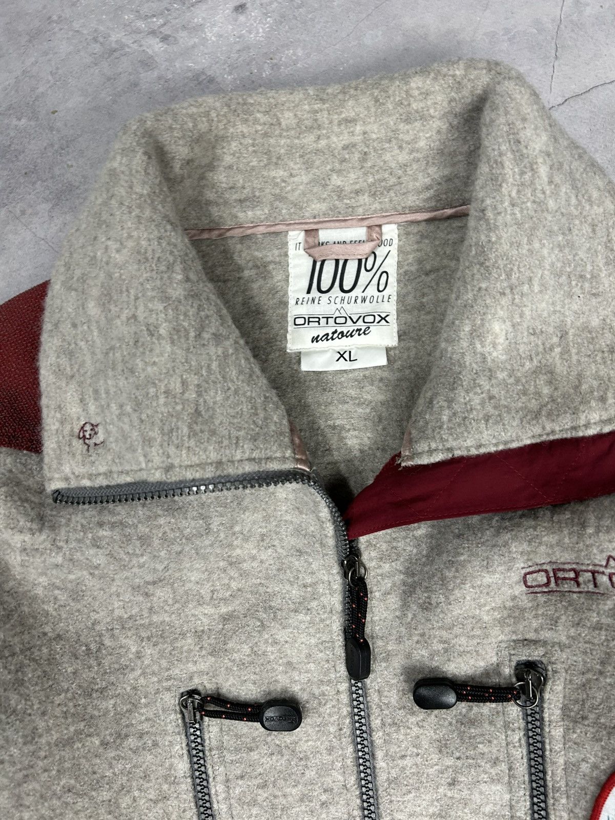 ORTOVOX Rare Men's Ortovox 100% Wool Mountain Jacket Size Size US XL / EU 56 / 4 - 11 Thumbnail