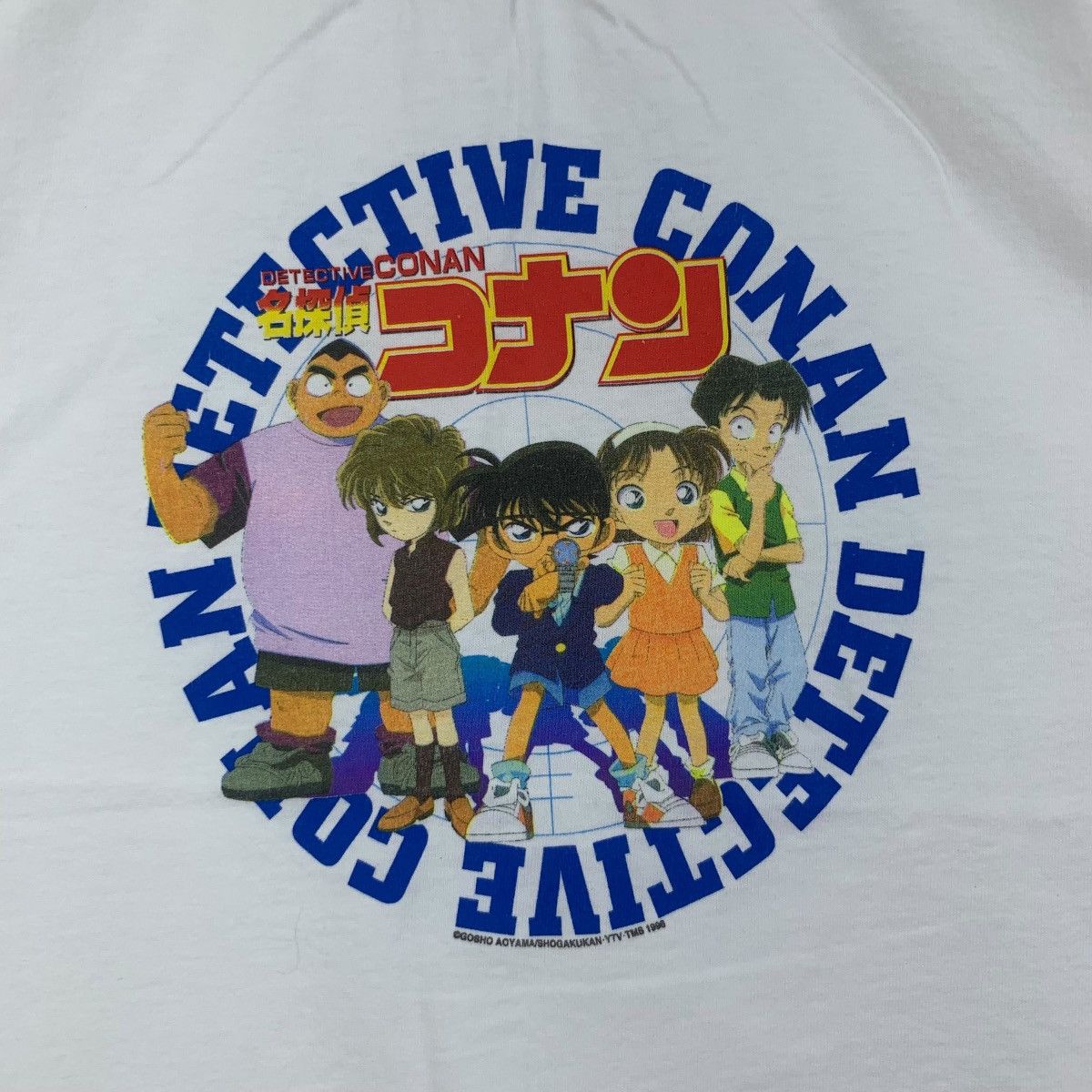 Vintage Vintage 1996 DETECTIVE CONAN Case Closed Movie Tee Shirt Size US L / EU 52-54 / 3 - 3 Thumbnail