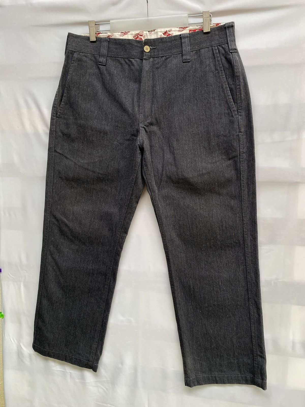 CAT'S PAW Vintage Cat's Paw Sugar Cane Workwear Pants Size US 34 / EU 50 - 4 Thumbnail