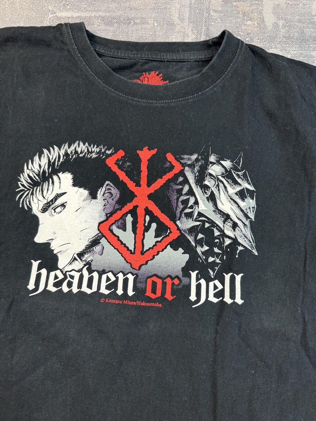 Anime Berserk “Heaven or Hell” Tee – Art of War T-shirt Size US L / EU 52-54 / 3 - 2 Thumbnail