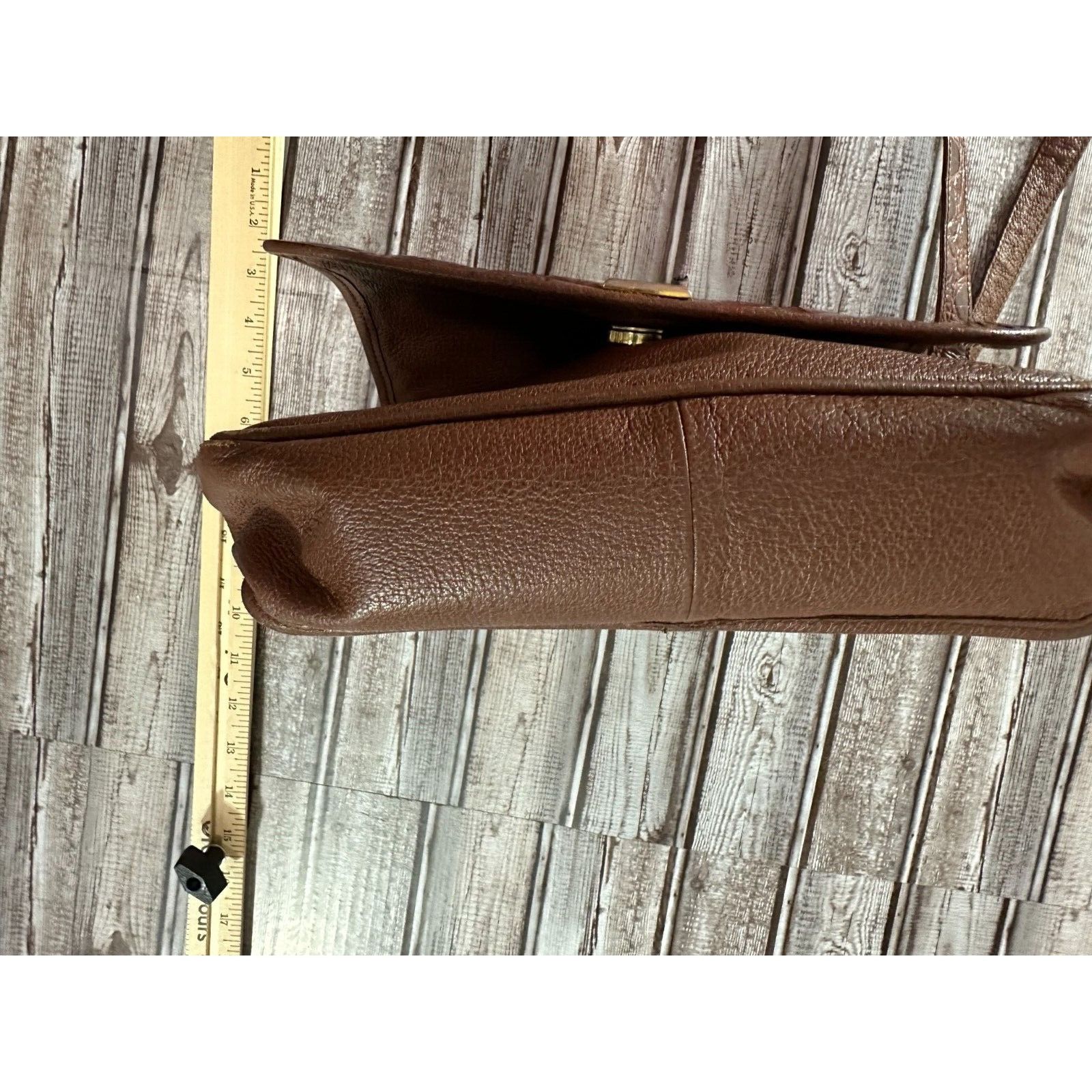 Gianfranco Ferre Gianfranco Ferre Brown Leather Crocodile Shoulder Bag Handba Size ONE SIZE - 6 Thumbnail