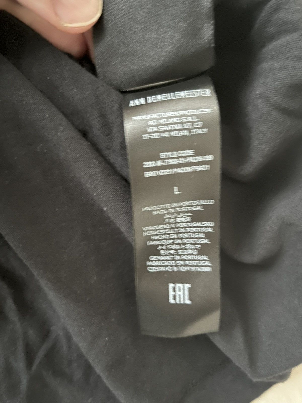 Ann Demeulemeester ANN DEMEULEMEESTER Message Print T-Shirts Size US M / EU 48-50 / 2 - 4 Thumbnail