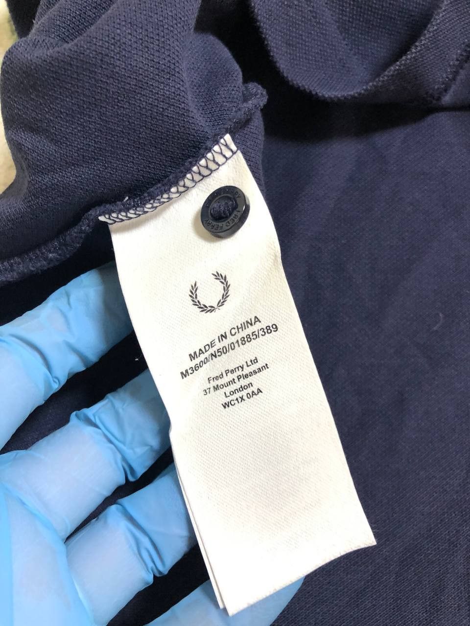 Fred Perry Fred Perry Men’s Polo Shirt Large L Embroidered Logo Navy Size US XXL / EU 58 / 5 - 9 Thumbnail