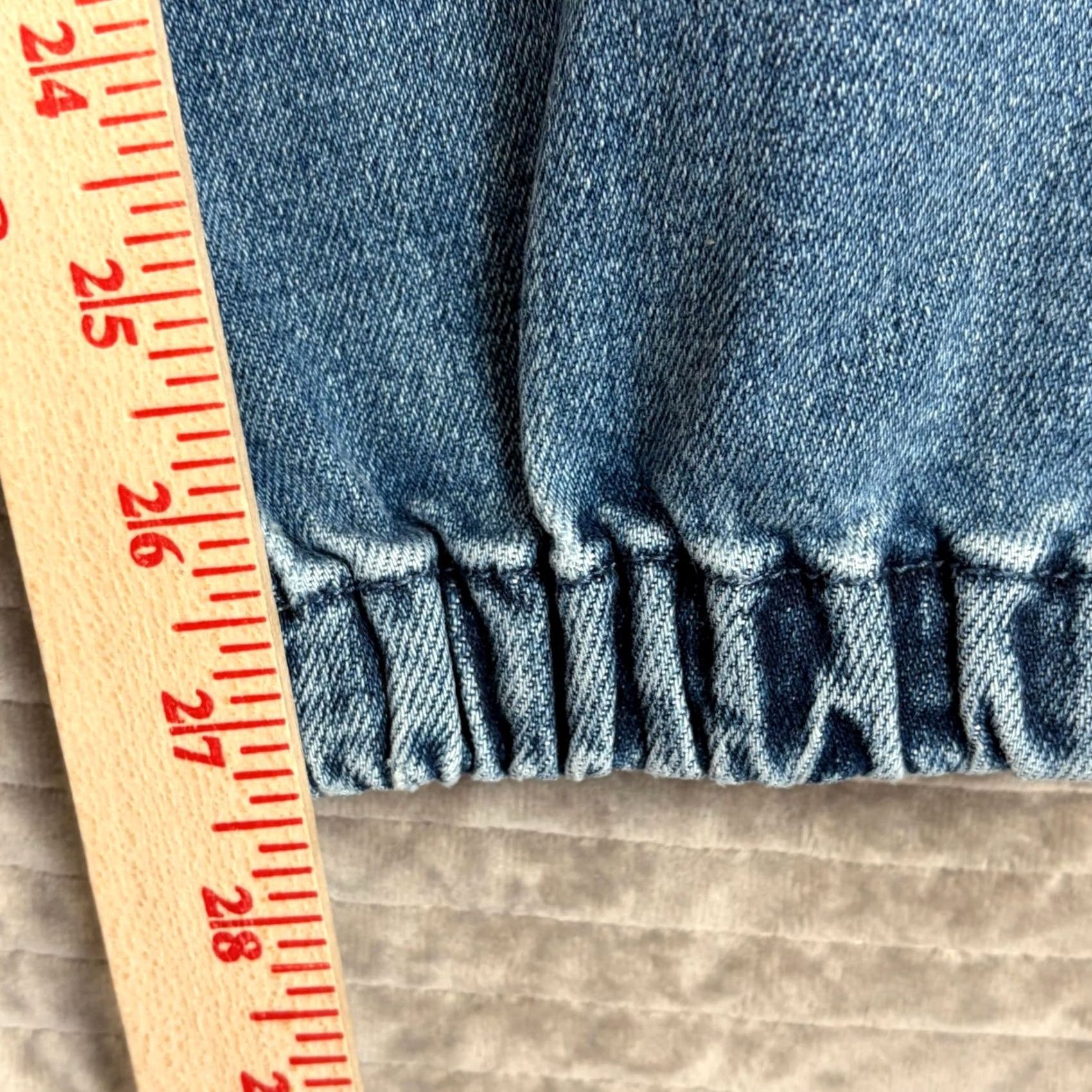 Denime Judy Blue Jogger Jeans - Light Wash Ankle Size 42" / US 20 - 3 Thumbnail