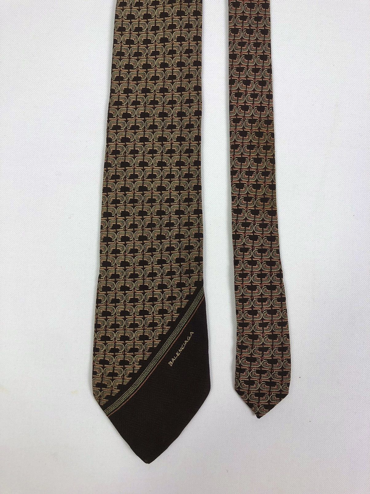 Balenciaga Rare Vintage Balenciaga Silk Tie Made in Italy Size ONE SIZE - 3 Thumbnail