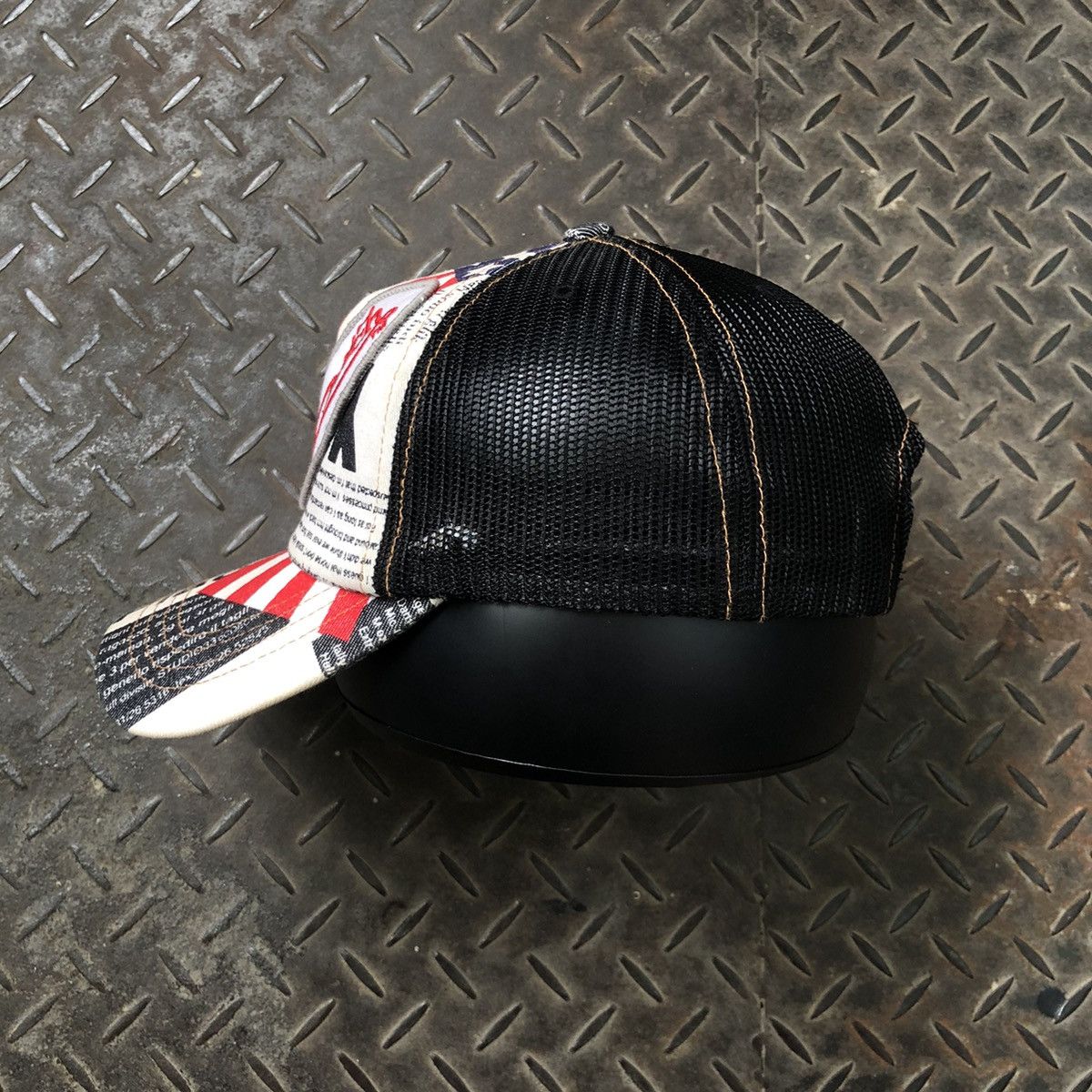 Von Dutch 🚫 SOLD 🚫 Von Dutch Full Print Double Patch Trucker Hat Size ONE SIZE - 5 Thumbnail